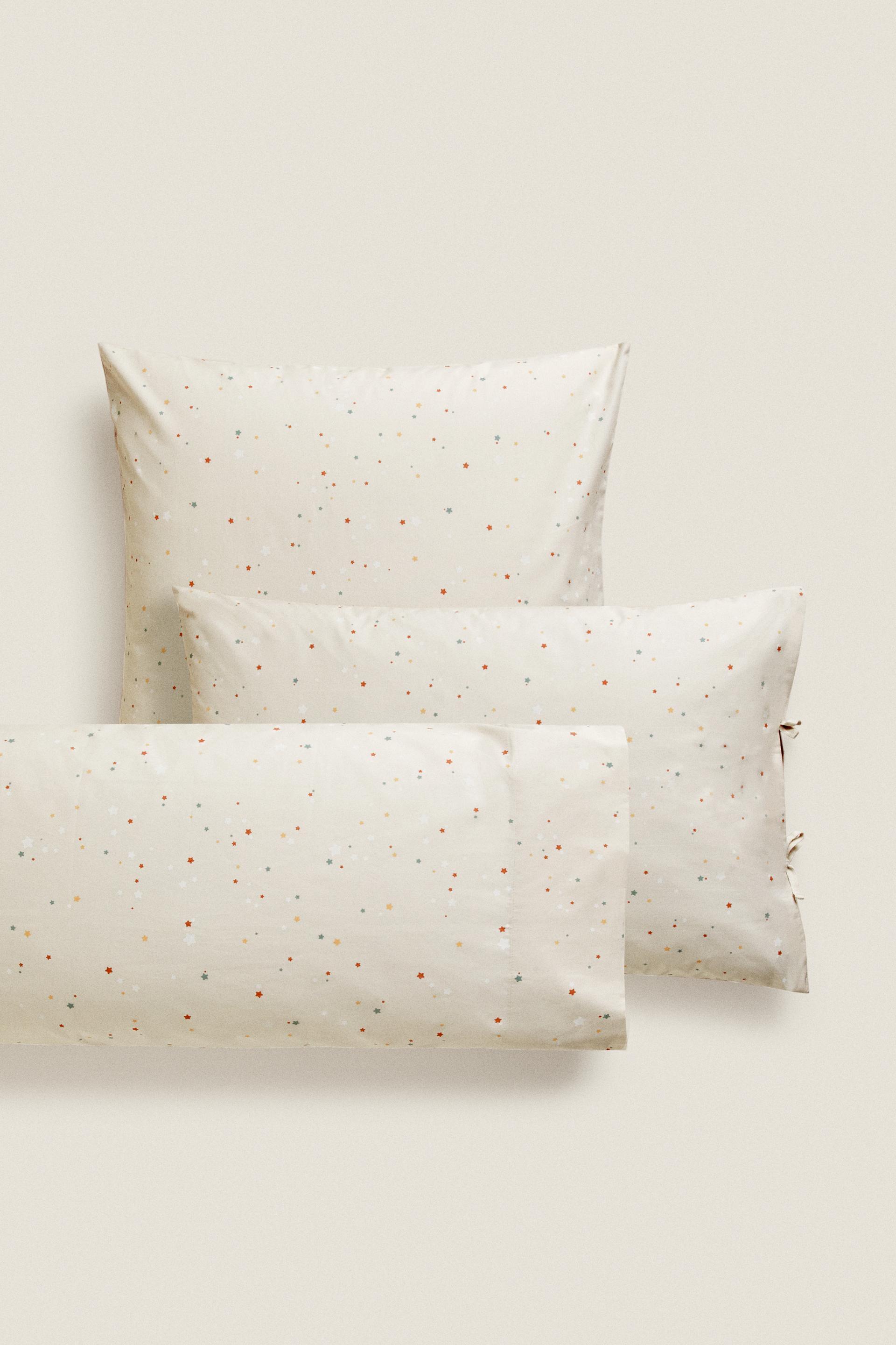 STAR PRINT PILLOWCASE multicolor ZARA United Kingdom