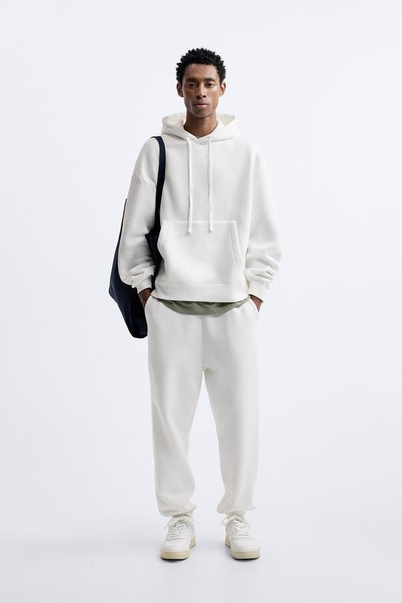 HOODIE - Oyster White | ZARA Australia