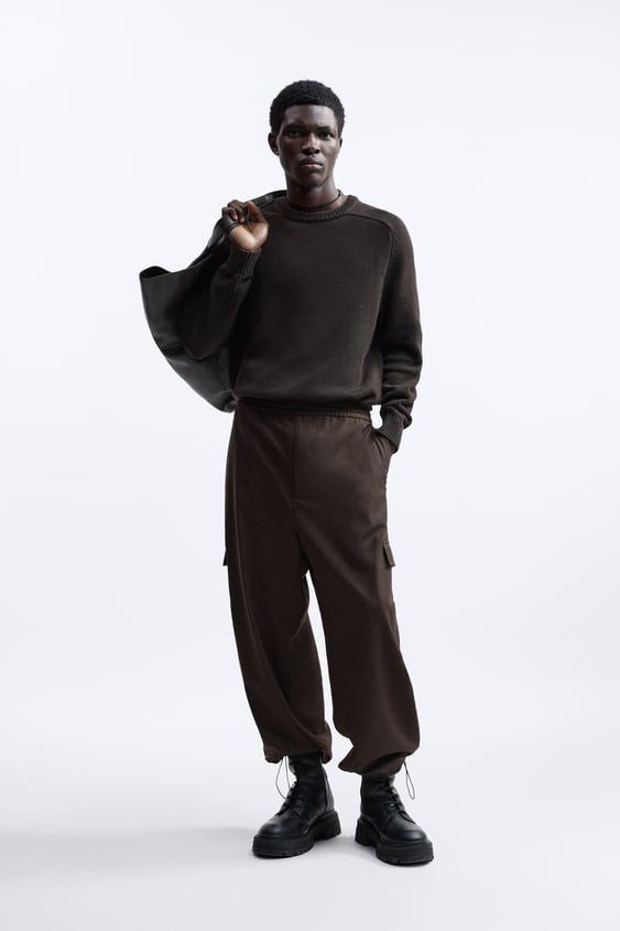 PARACHUTE TROUSERS - LIMITED EDITION - Brown | ZARA New Zealand