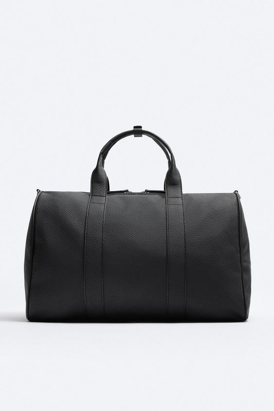 EMBOSSED BOWLING BAG Black ZARA South Africa