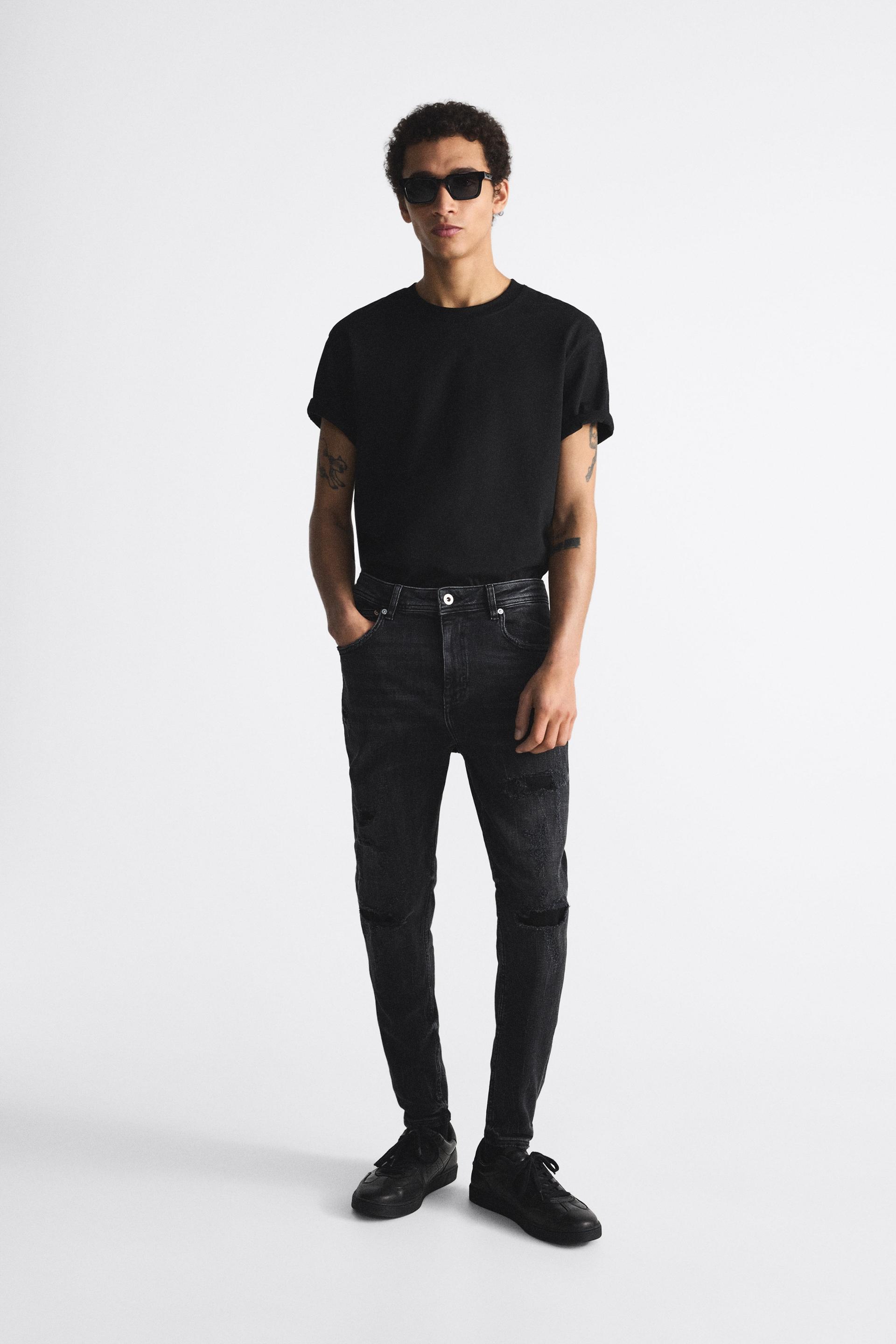 Zara Men s Jeans Tunersread zwitsers-gewoon-pauze-jeans-zara-men-rimpelingen-populair-aangenaam