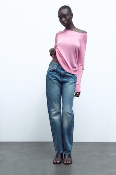 Zara Pink Raglan Pink Jumpers | ZARA United Kingdom