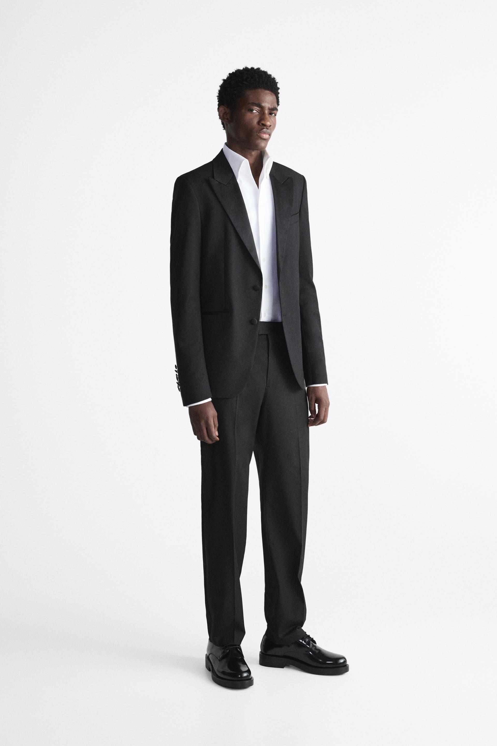 PANTAL N SMOKING TRAJE Negro ZARA Espa a pantal-n-smoking-traje-negro-zara-espa-a