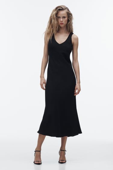 Top 60+ imagen zara robe noire femme - fr.thptnganamst.edu.vn
