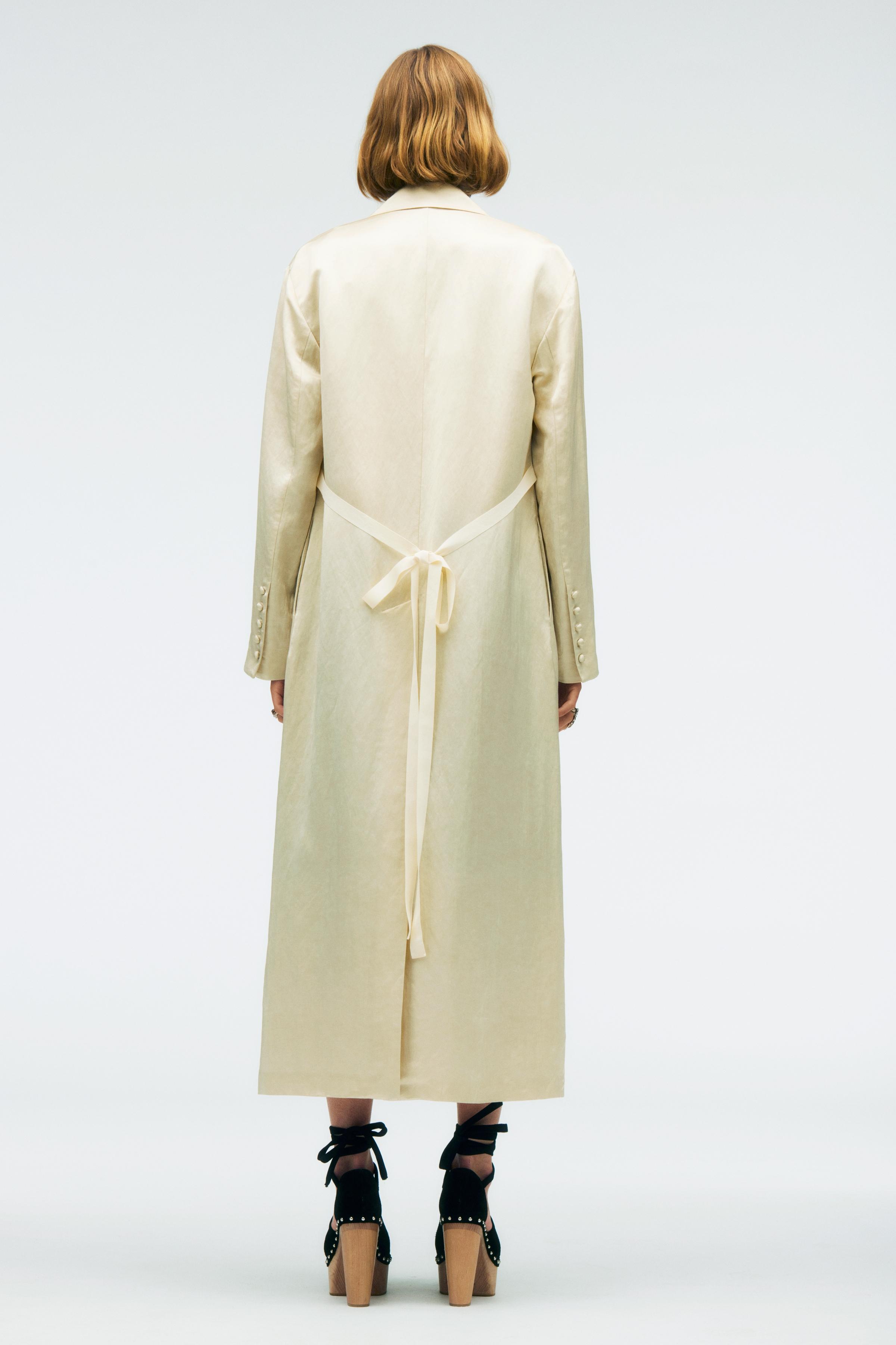 Zara FLOWY LINEN BLEND TRENCH COAT LIMITED EDITION Mall of America®