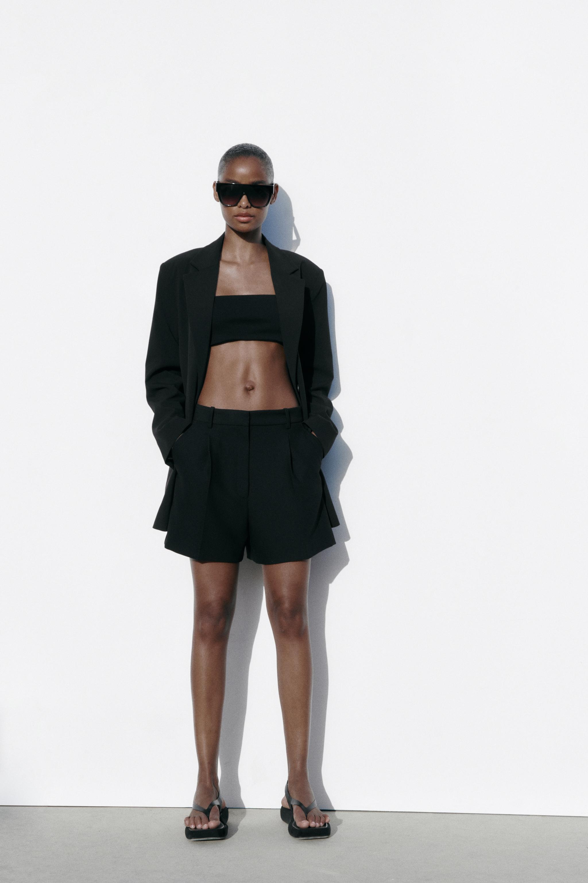 Zara STRAIGHT CUT FEATHER BLAZER Mall of America®