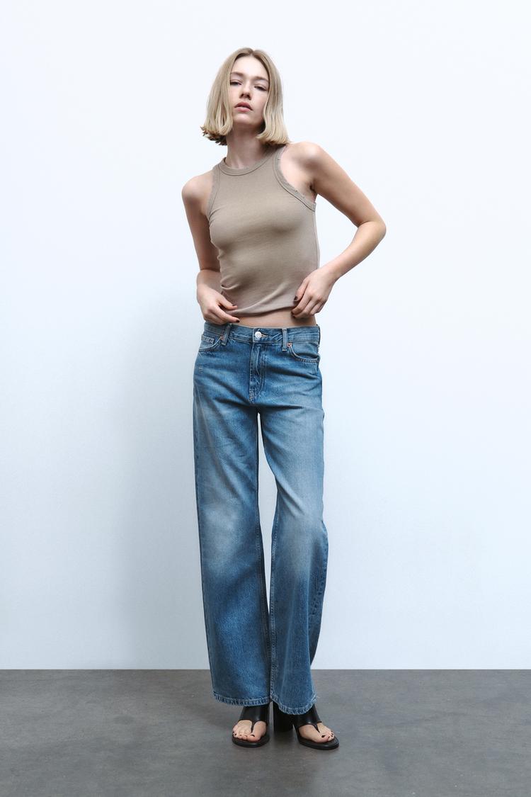 RIBBED FADED TOP