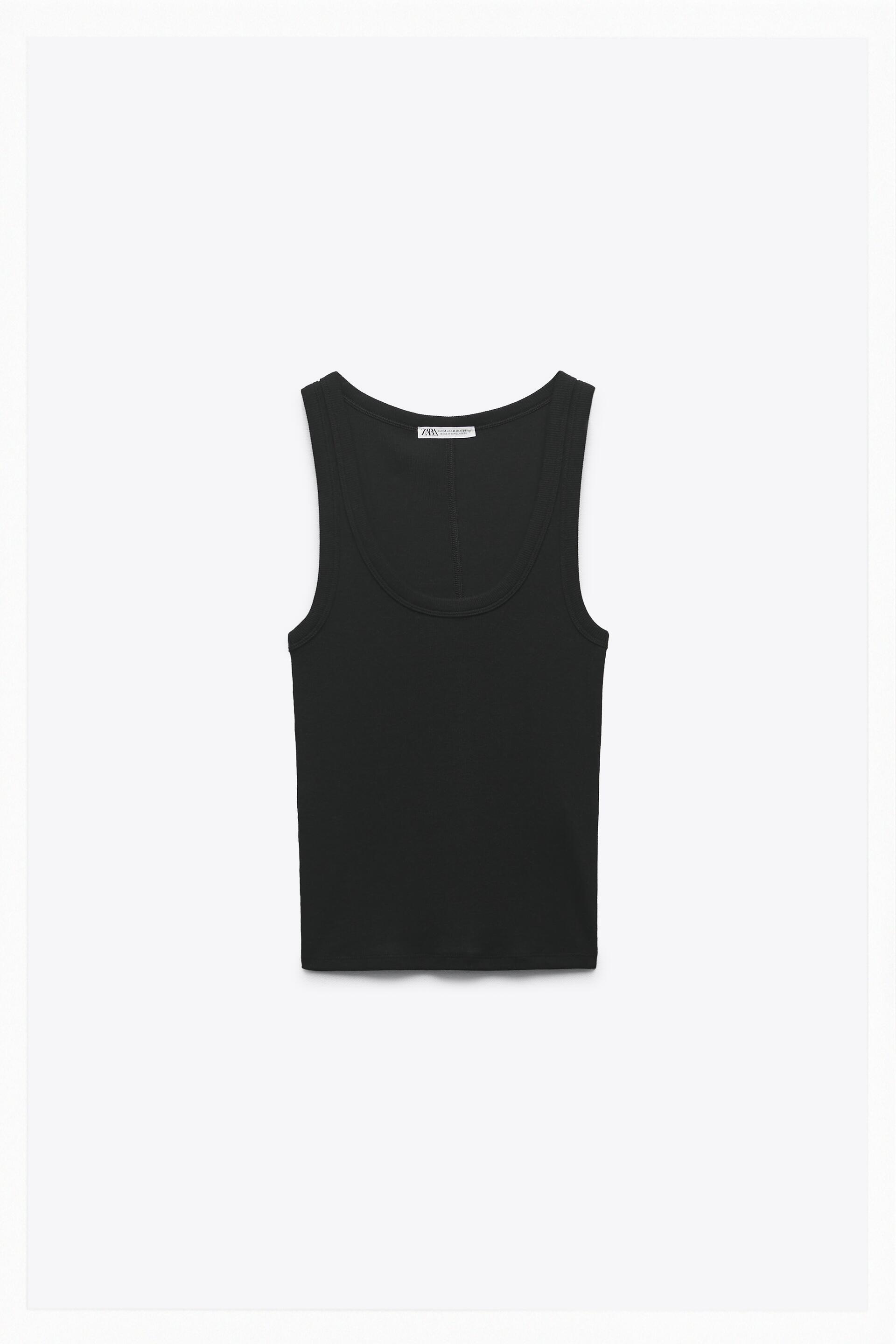 Zara RIBBED TANK TOP Mall of America®