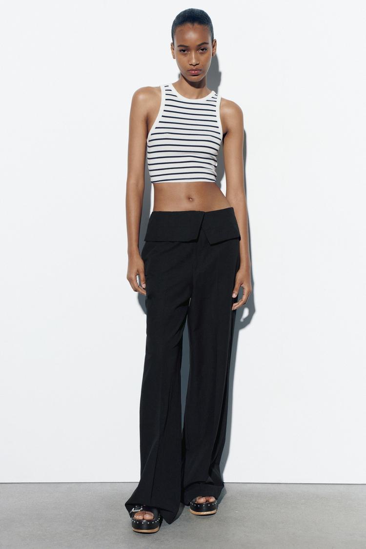 BASIC RIBBED T-SHIRT