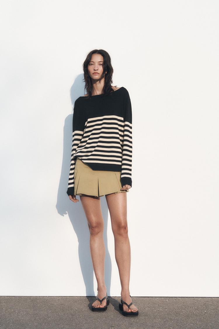 STRIPED KNIT SWEATER