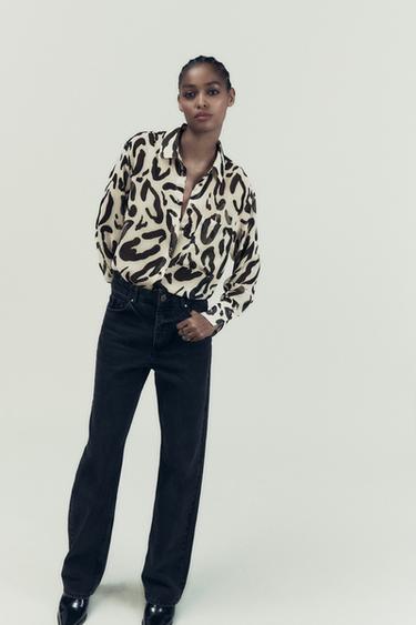 Women's Animal Print Tops | Explore our New Arrivals | ZARA India