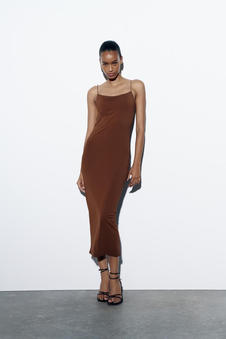 LONG ELASTIC DRESS - Zara product image