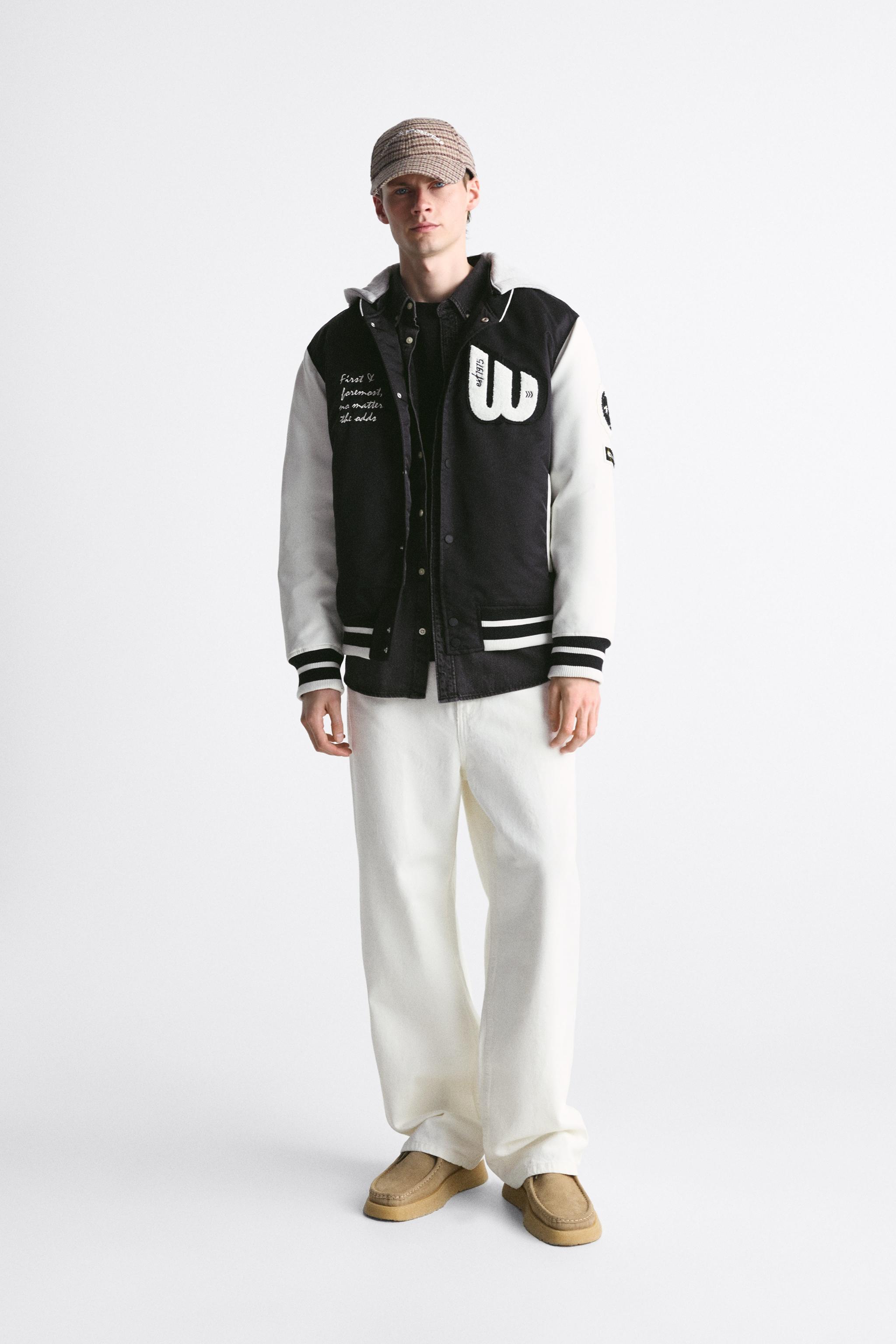 Zara PATCH BOMBER JACKET Yorkdale Mall