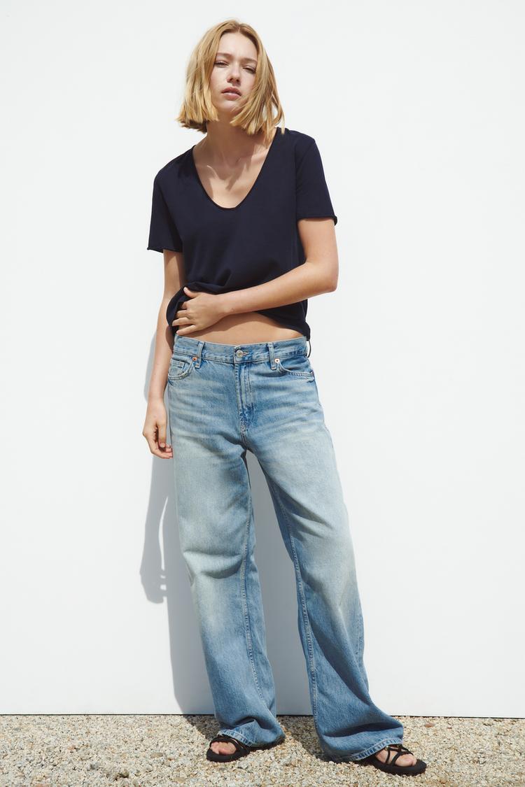 V-NECK FADED T-SHIRT