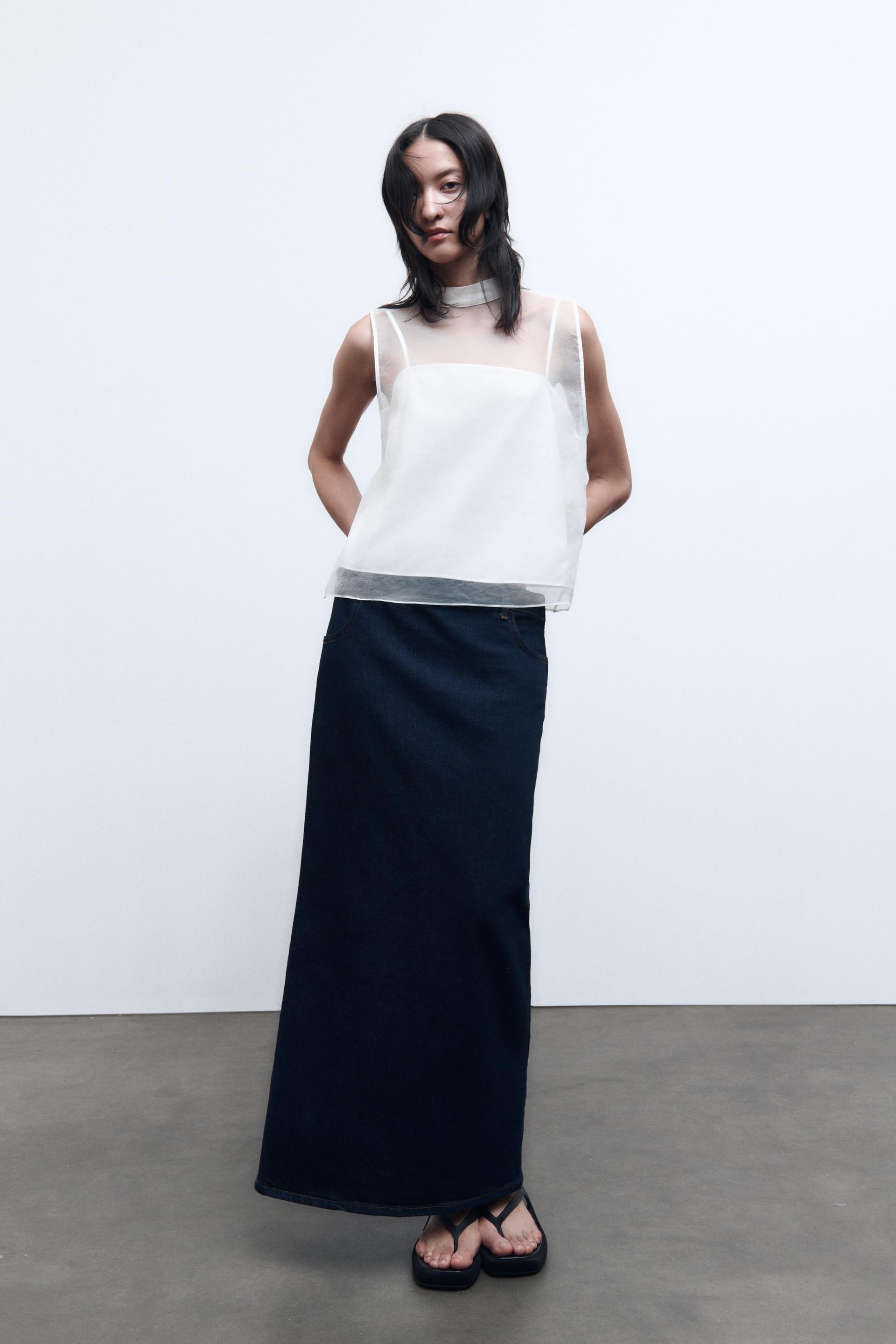 visitar Perversión acre camisa zara manga organza Persuasivo malla matriz