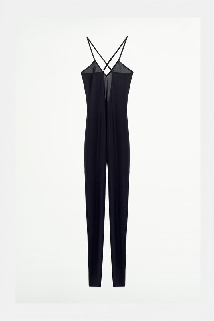 Zara LONG STRAPPY JUMPSUIT 05039802800