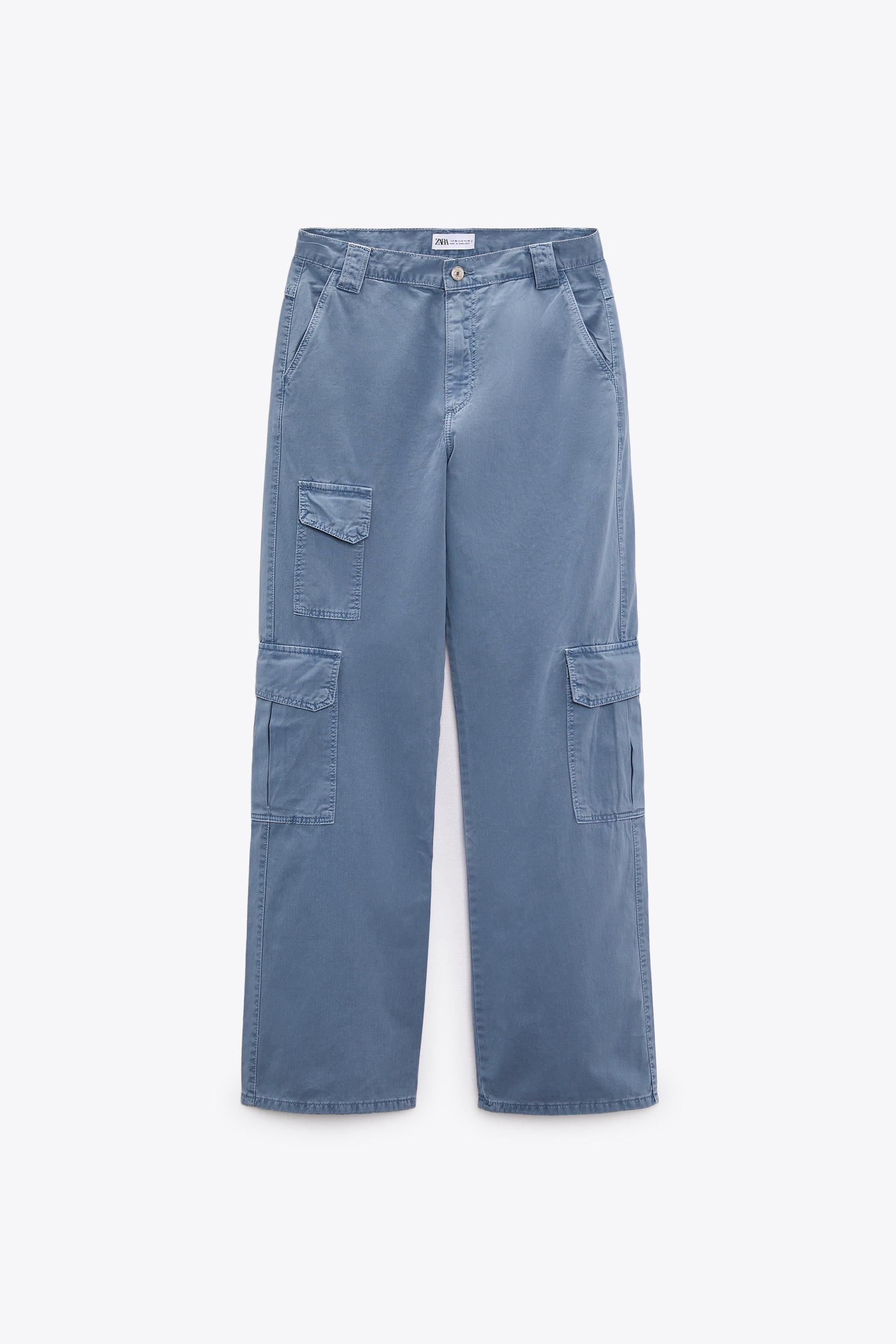 Zara TRF WIDE LEG CARGO PANTS Mall of America®