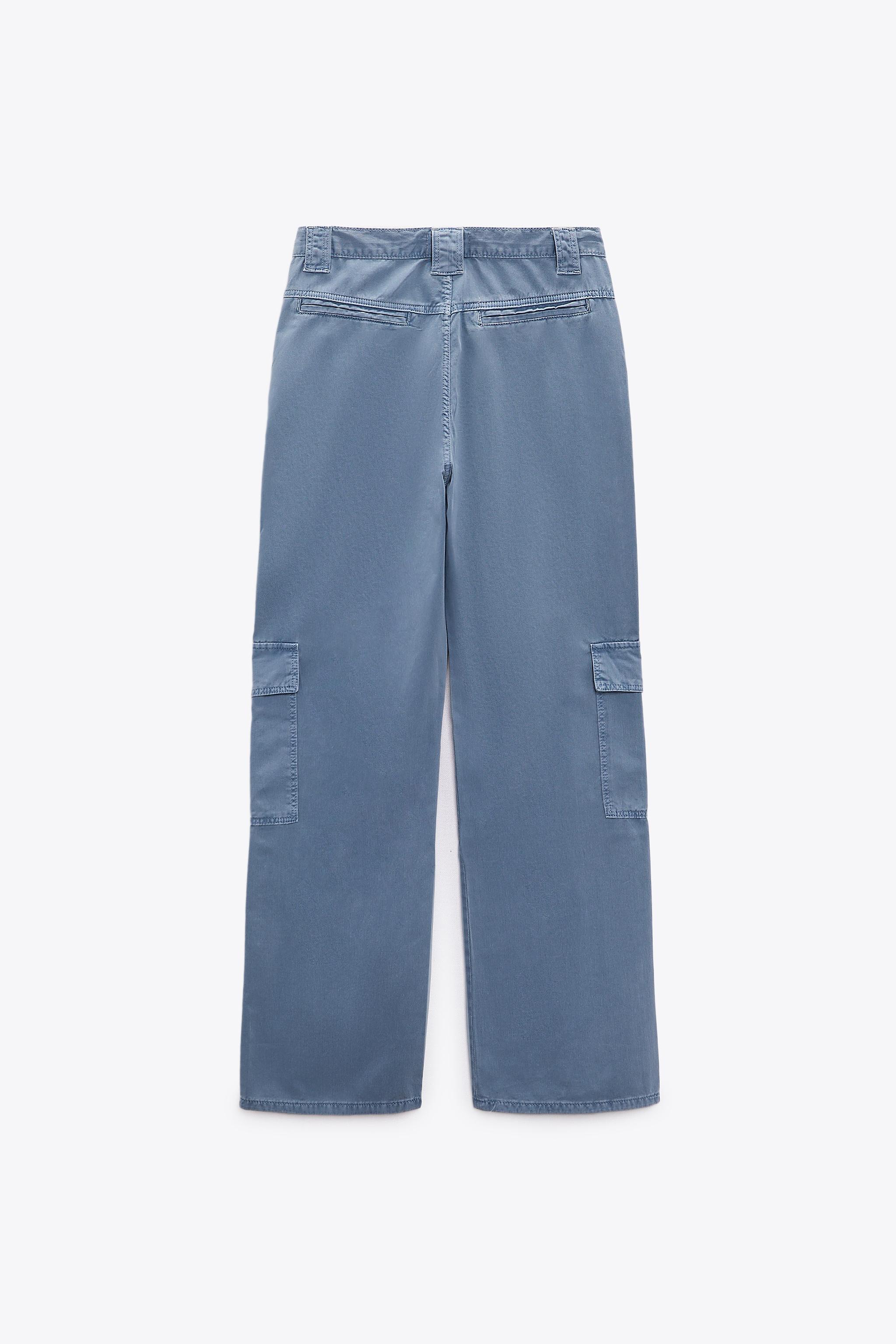 Zara TRF WIDE LEG CARGO PANTS Mall of America®