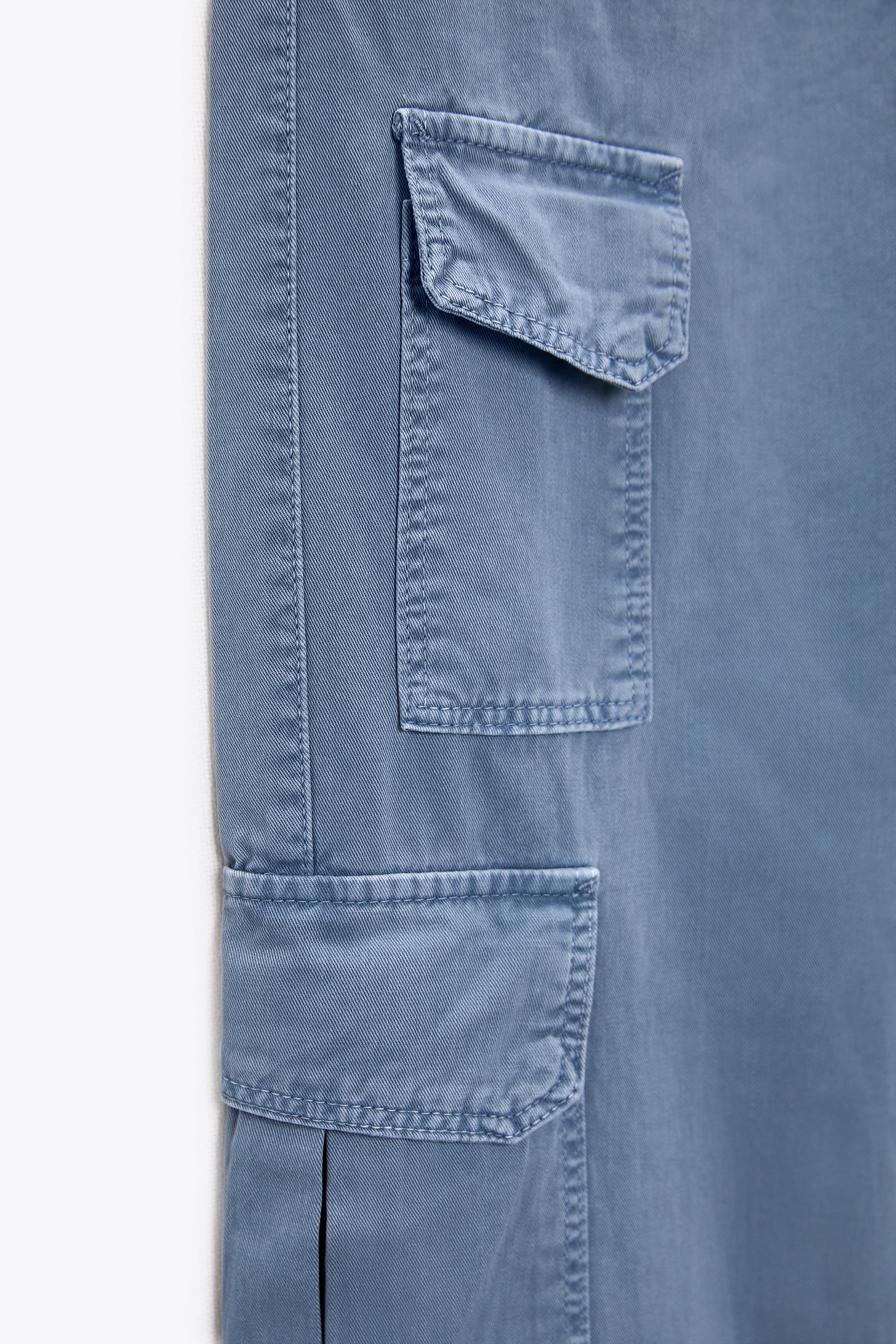 Zara TRF WIDE LEG CARGO PANTS Mall of America®