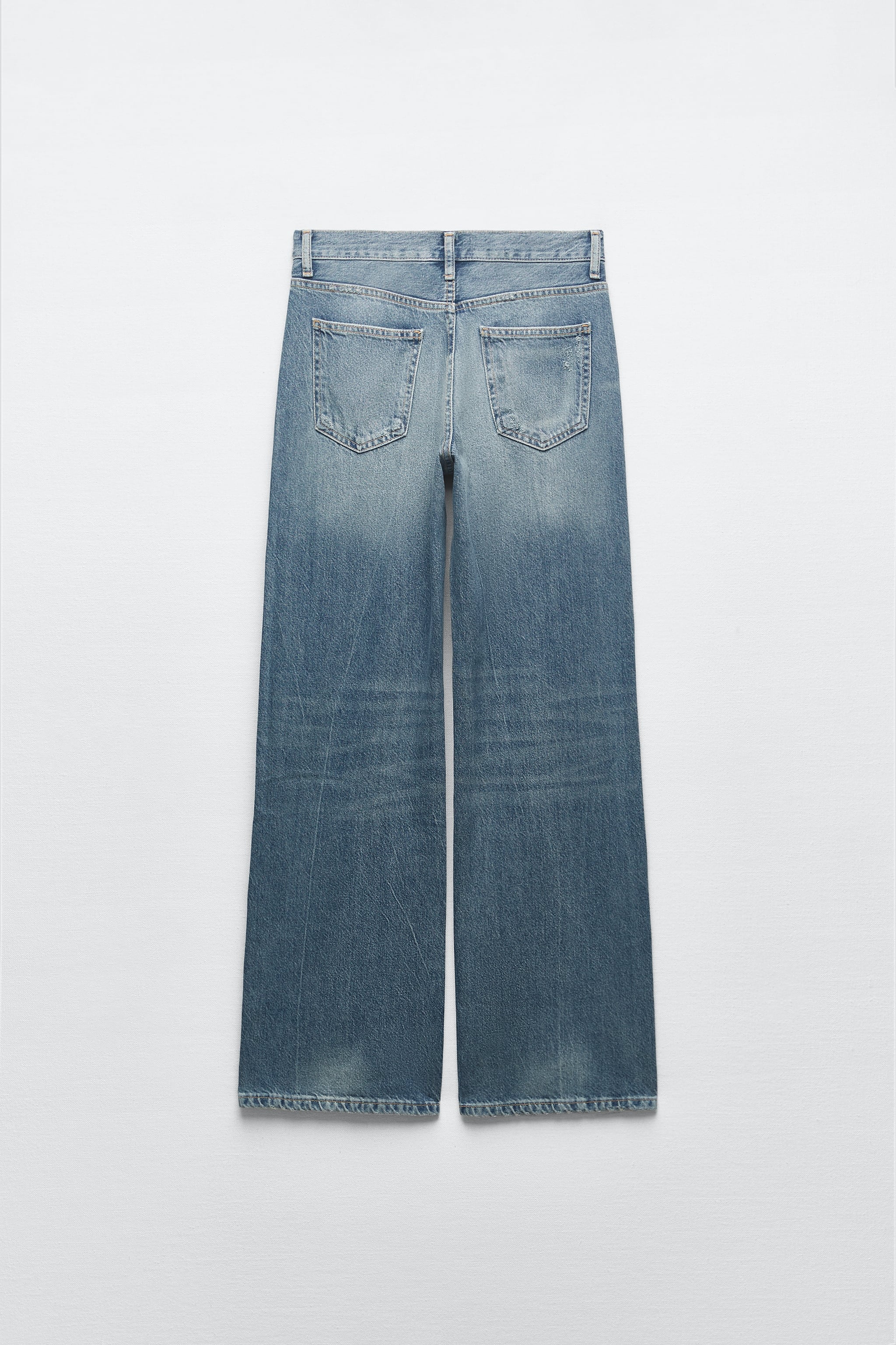 Zara TRF MID-RISE WIDE LEG BAGGY JEANS | Mall of America®