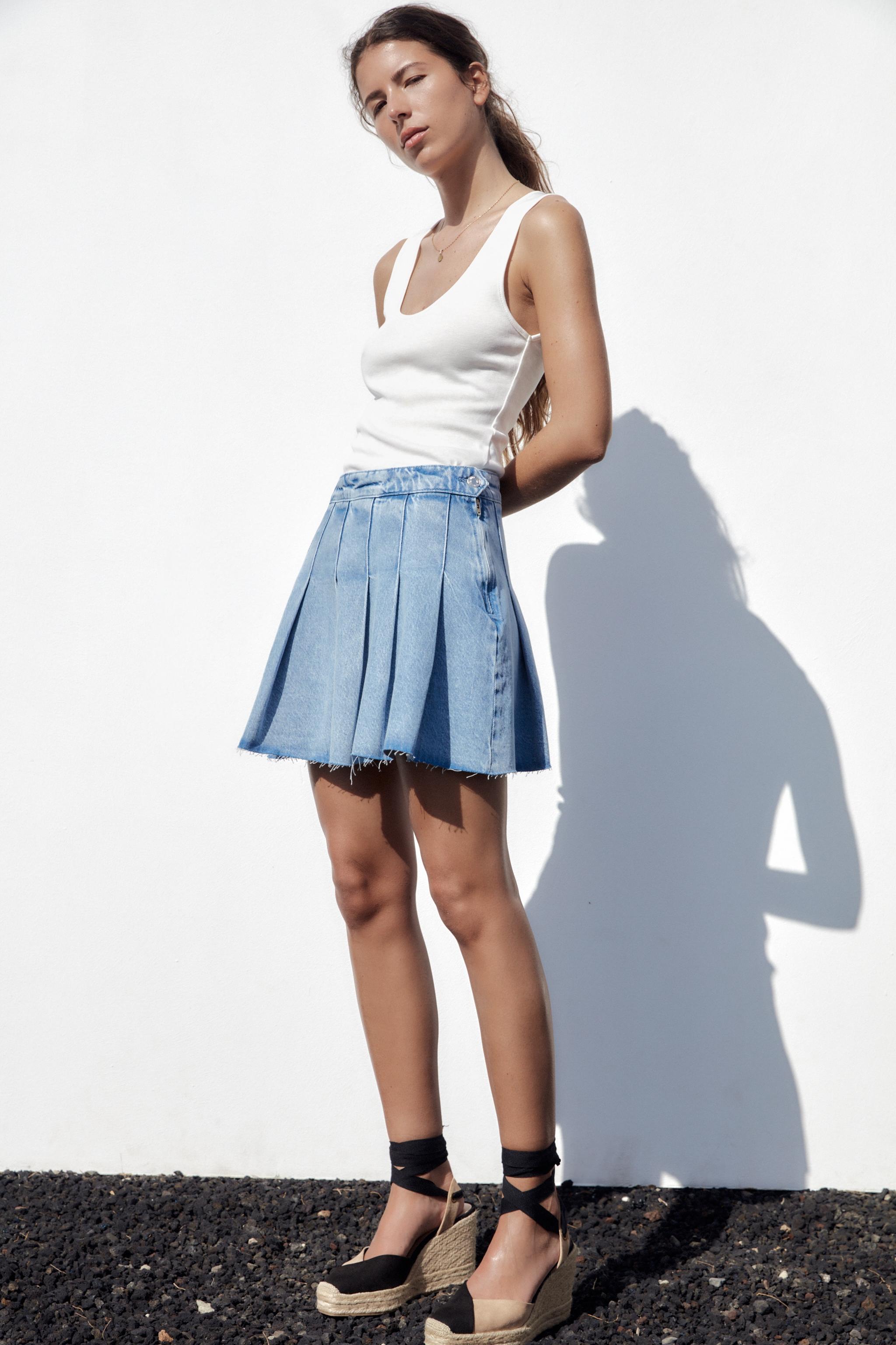 NAME IT Mädchen Rock - Süßer Sommerrock Mit Rüschen-Detail