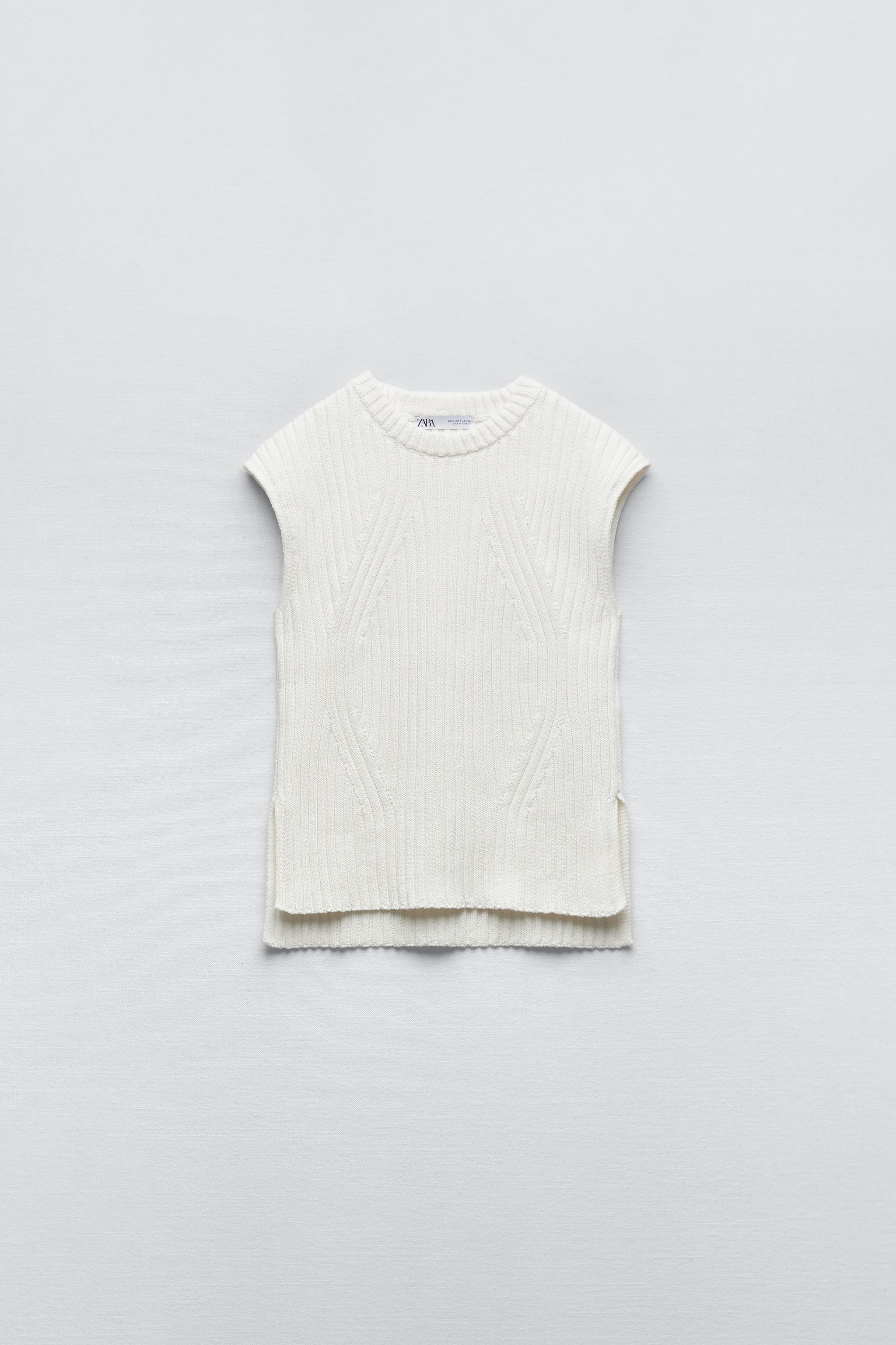 Zara RIBBED KNIT VEST Mall of America®