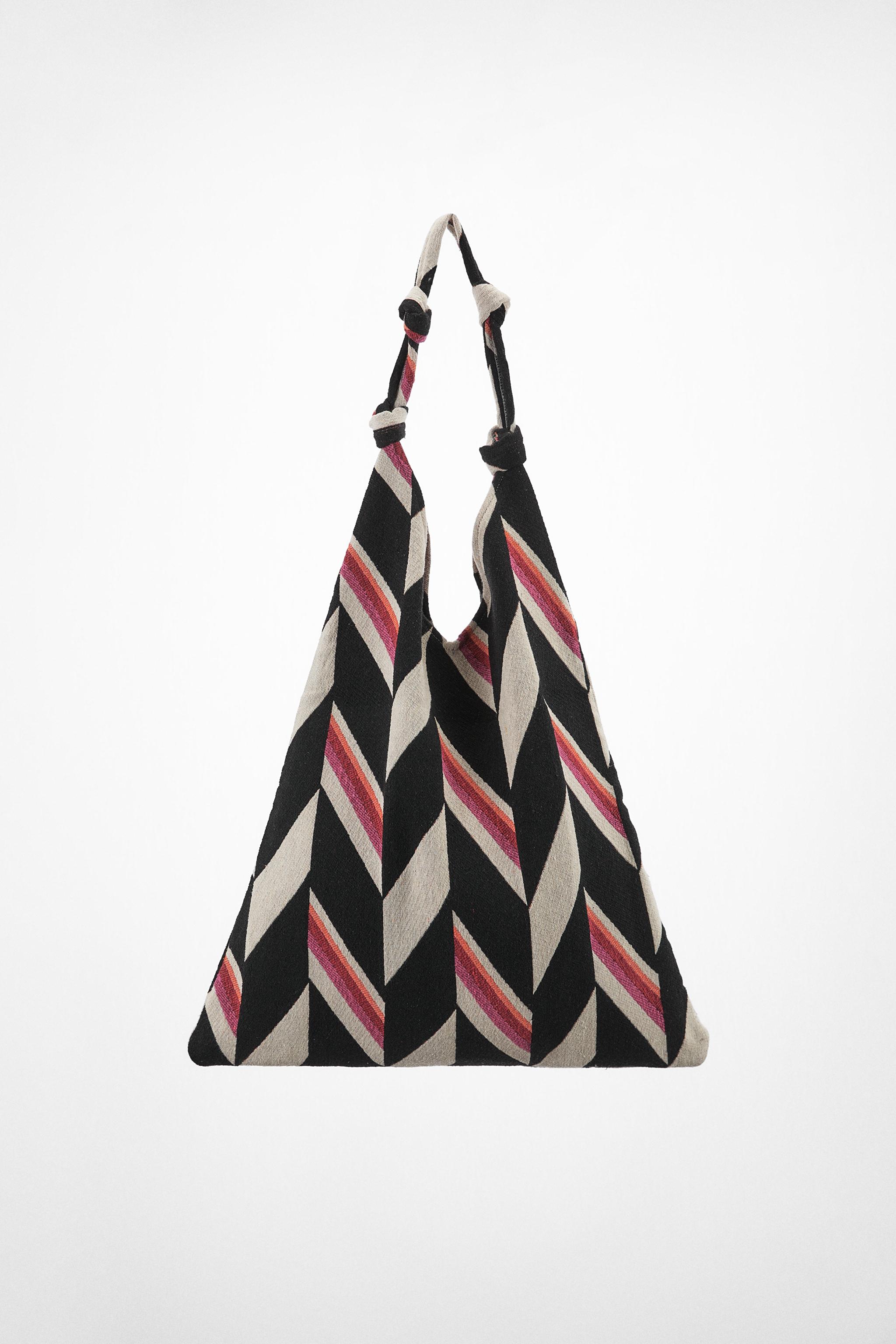 Zara GEOMETRIC JACQUARD BAG Mall of America®