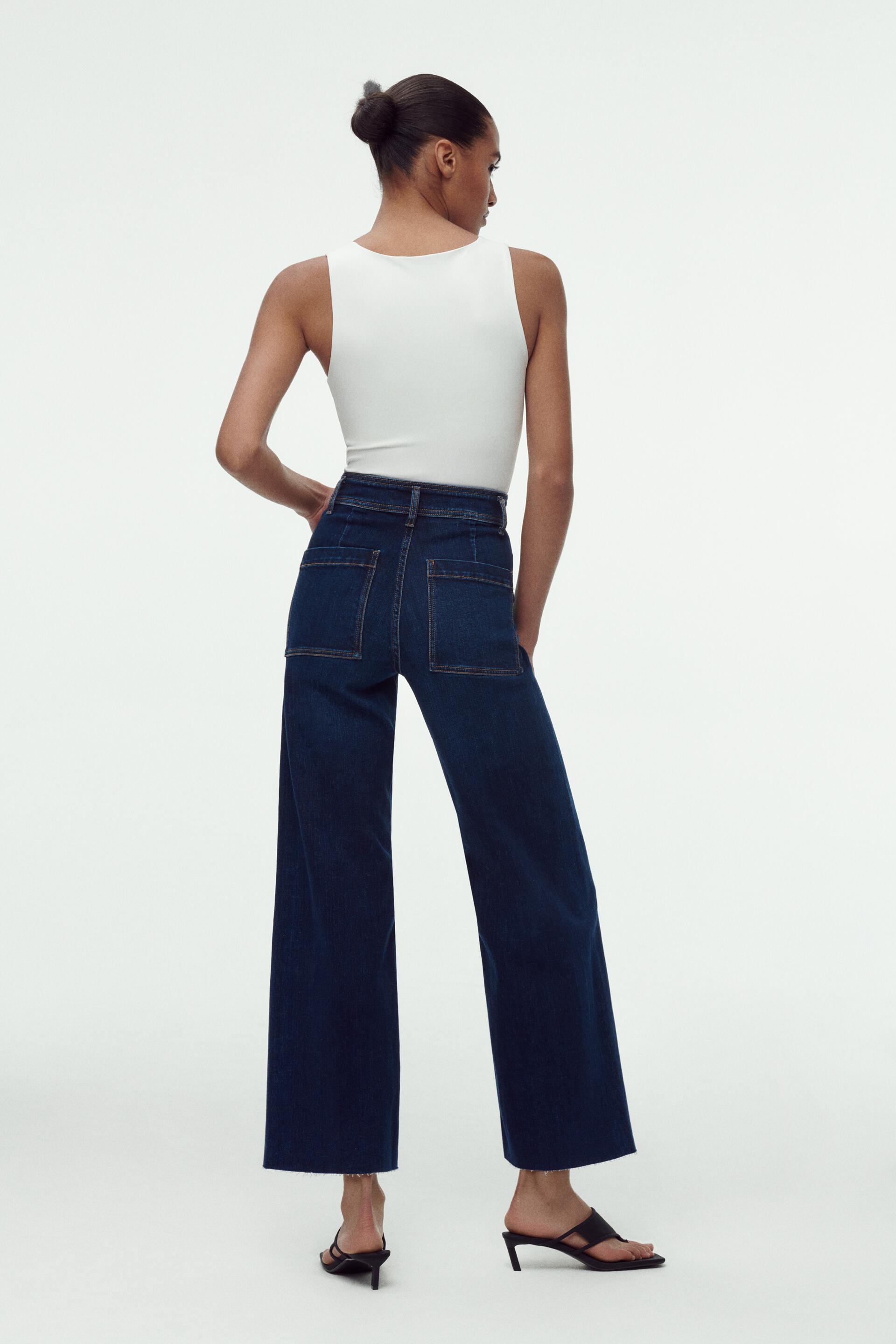 Zara High-Waisted Zw Sailor Straight Jeans - Big Apple Buddy