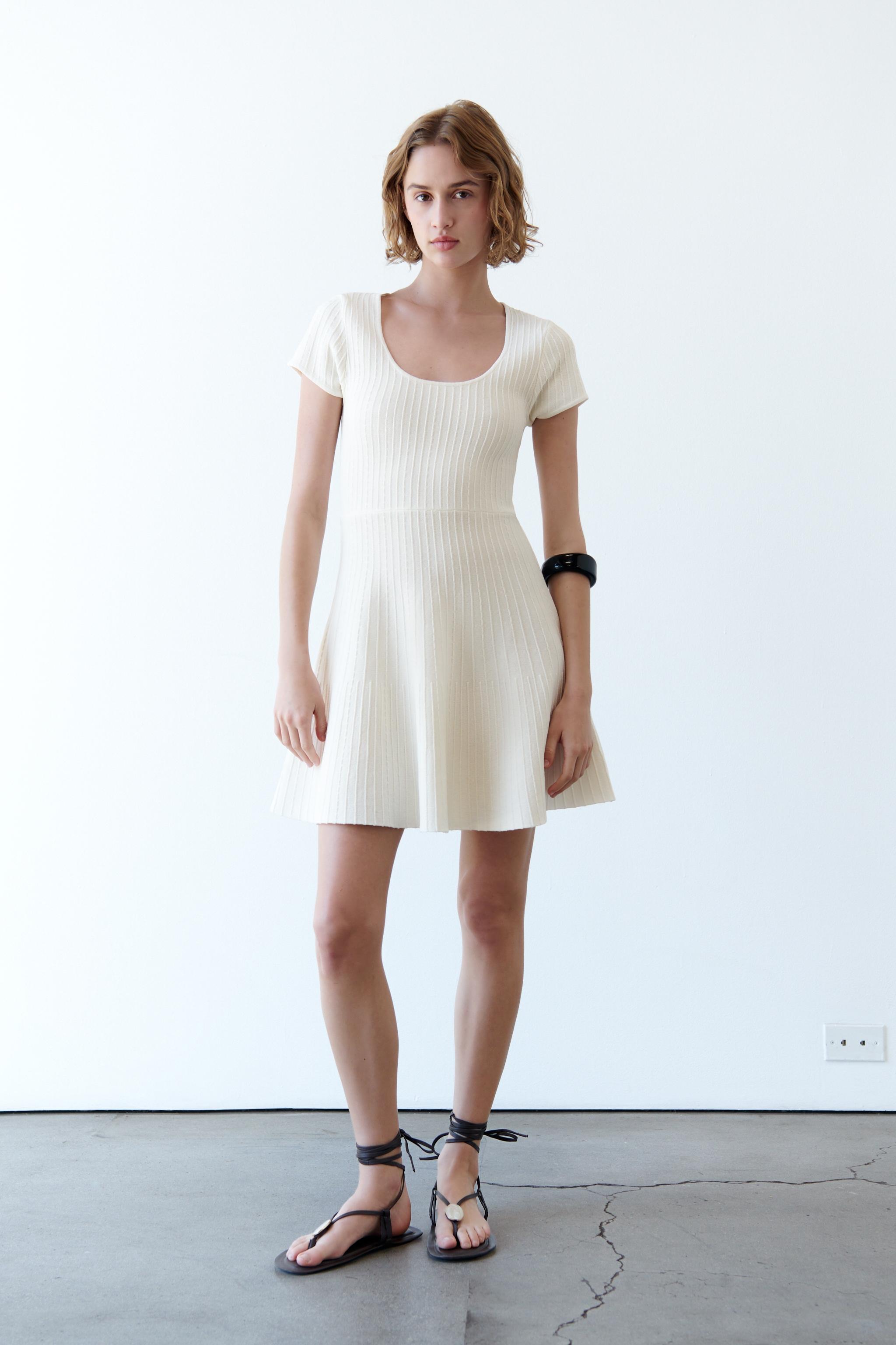 Zara SKATER KNIT MINI DRESS Mall of America®