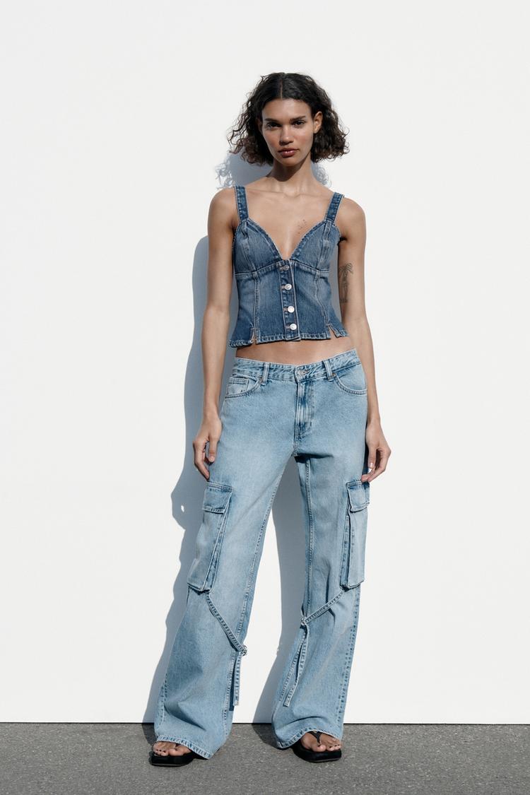 MID-RISE TRF CARGO JEANS