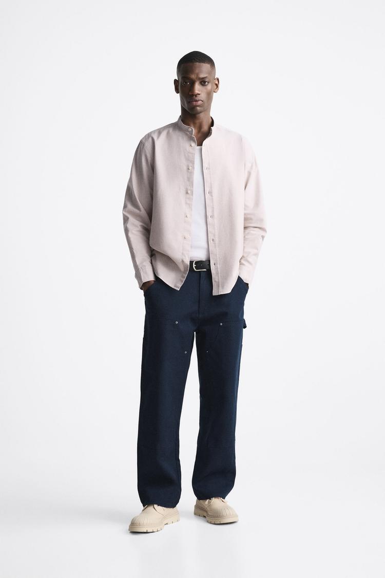OXFORD SHIRT WITH A TAB COLLAR