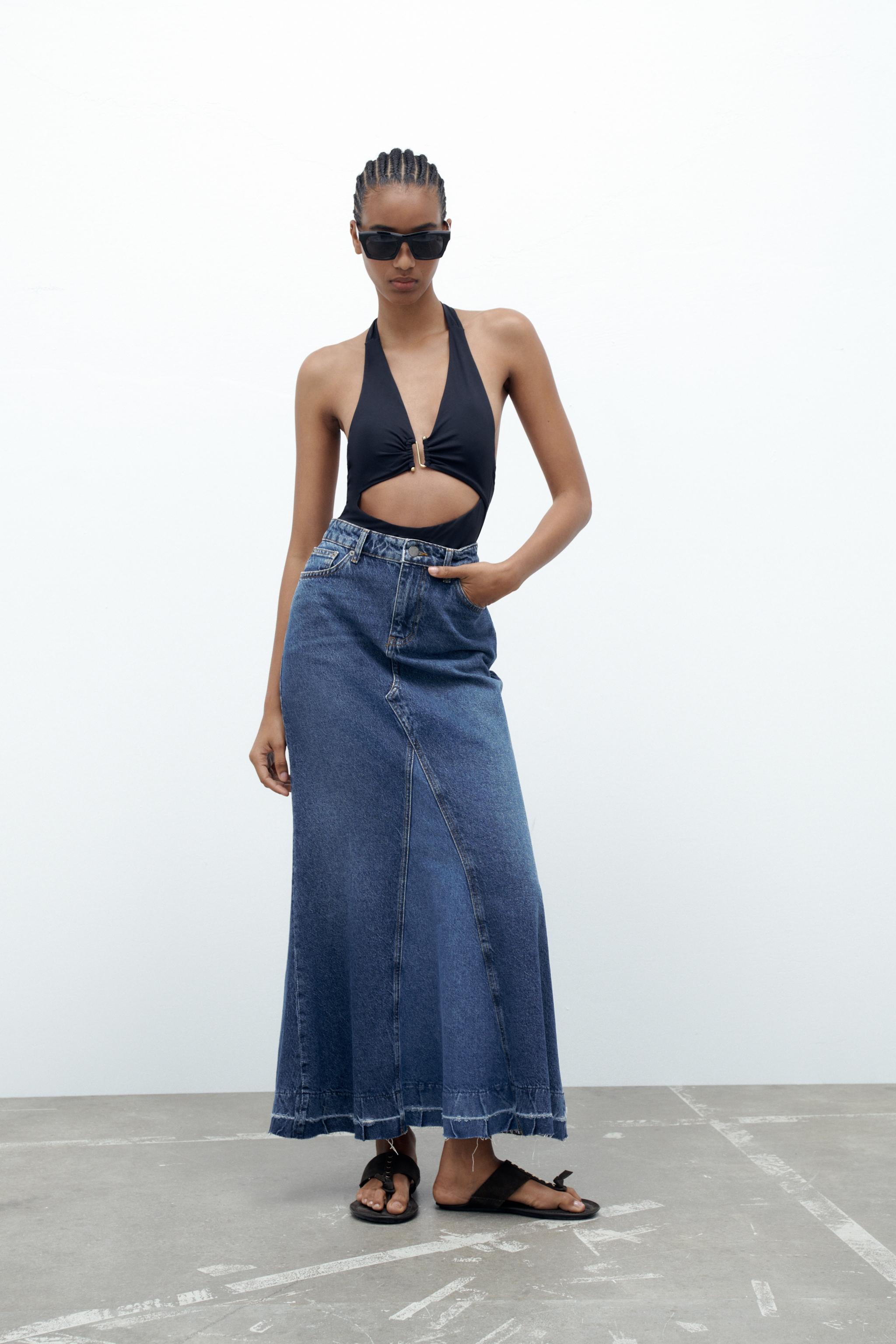 Zara ZW LONG DENIM SKIRT Mall of America®