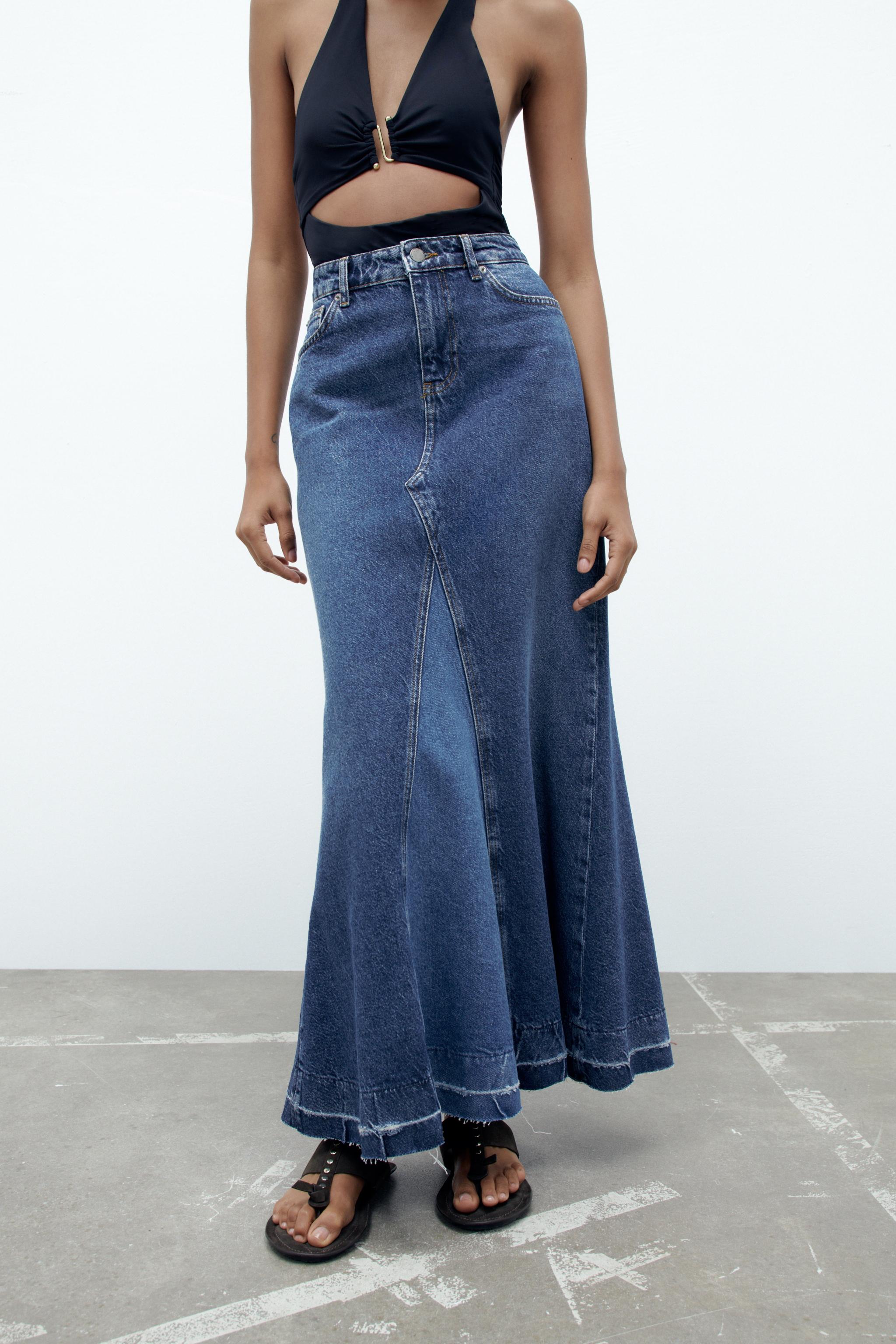 Zara ZW LONG DENIM SKIRT Mall of America®