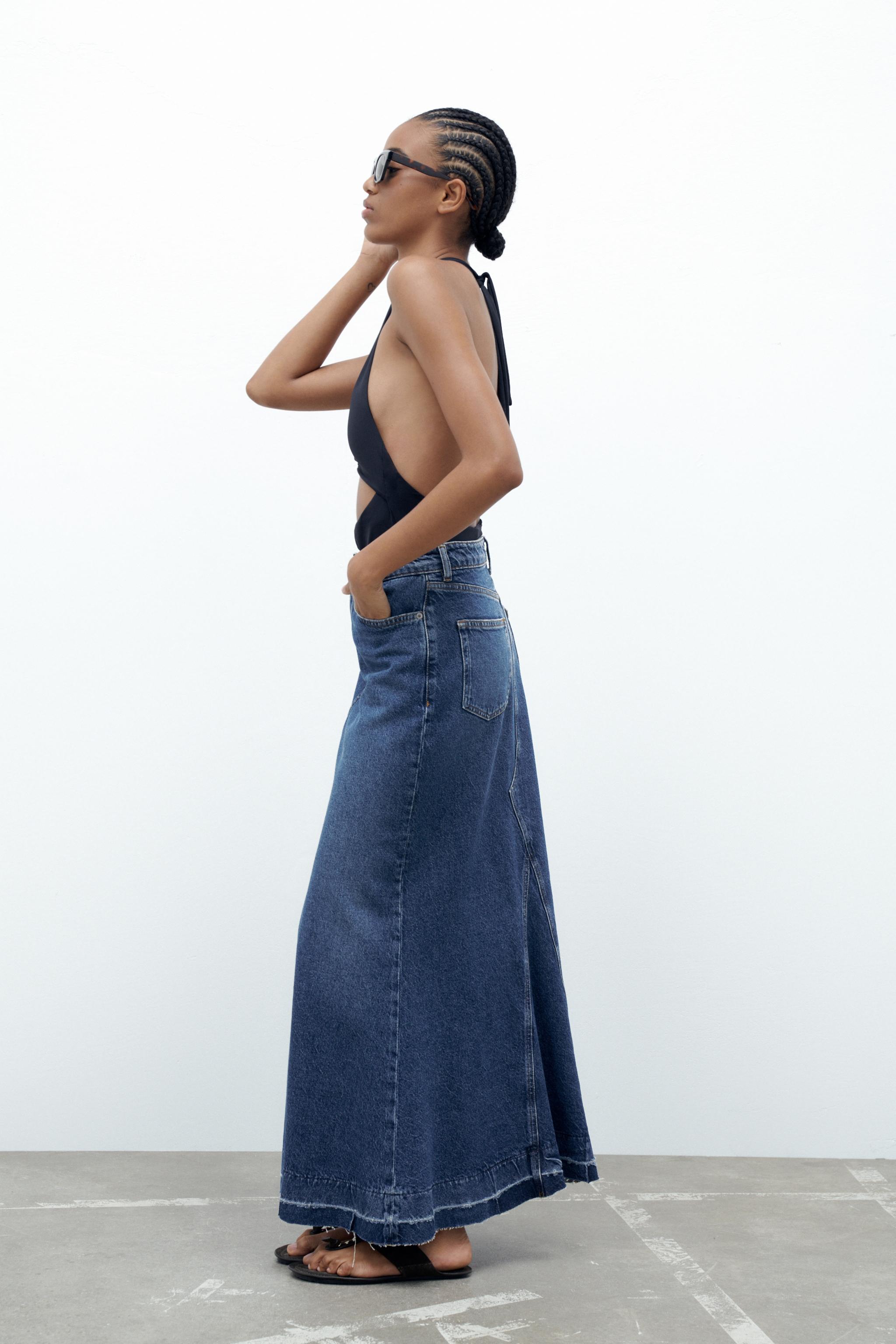 Zara ZW LONG DENIM SKIRT Mall of America®
