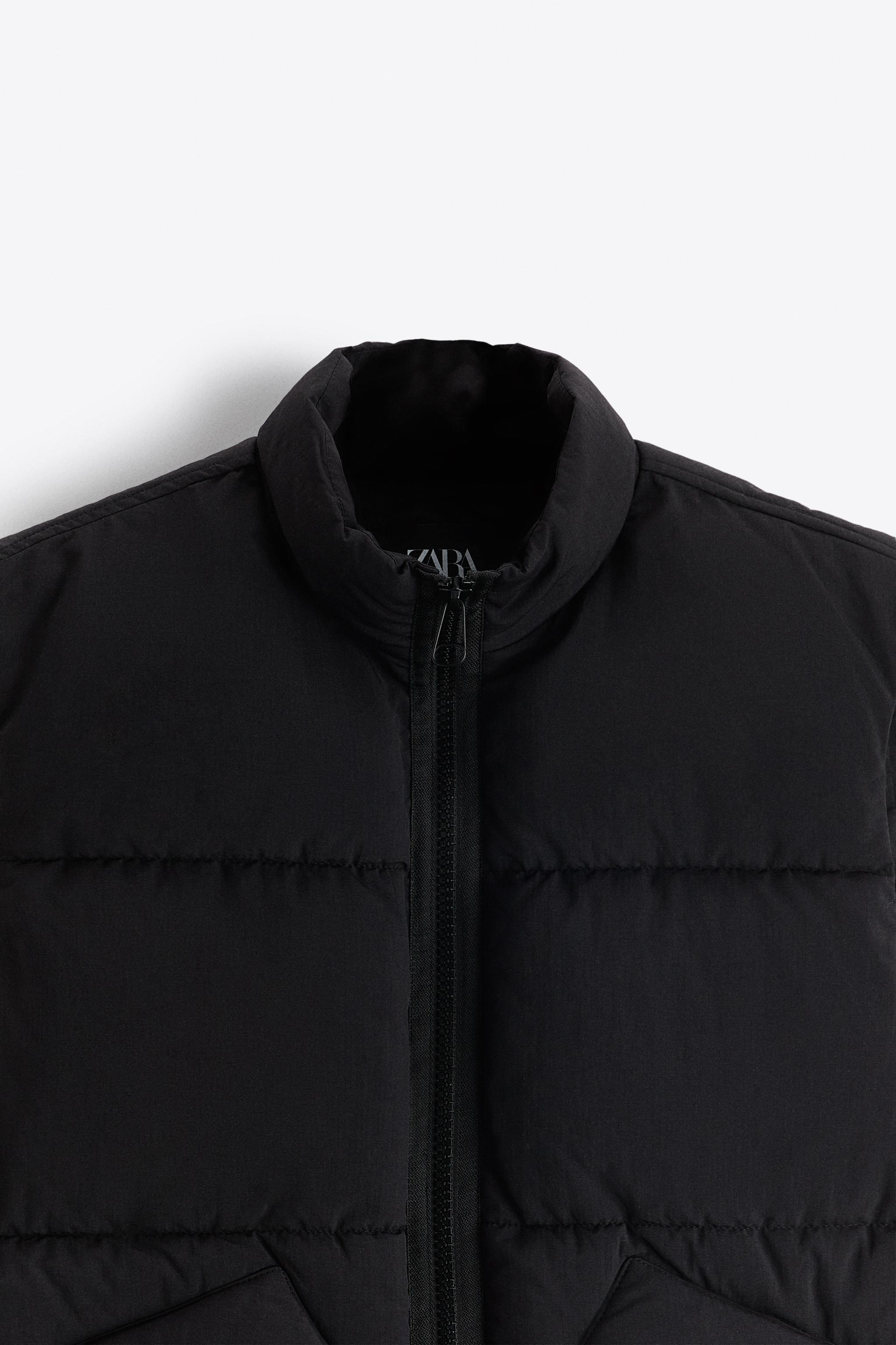 Zara PADDED VEST WITH POCKETS Square One