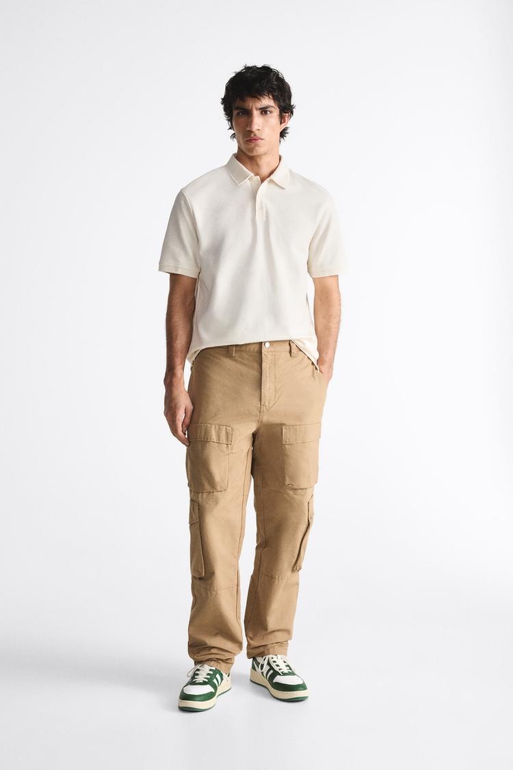TEXTURED POLO SHIRT