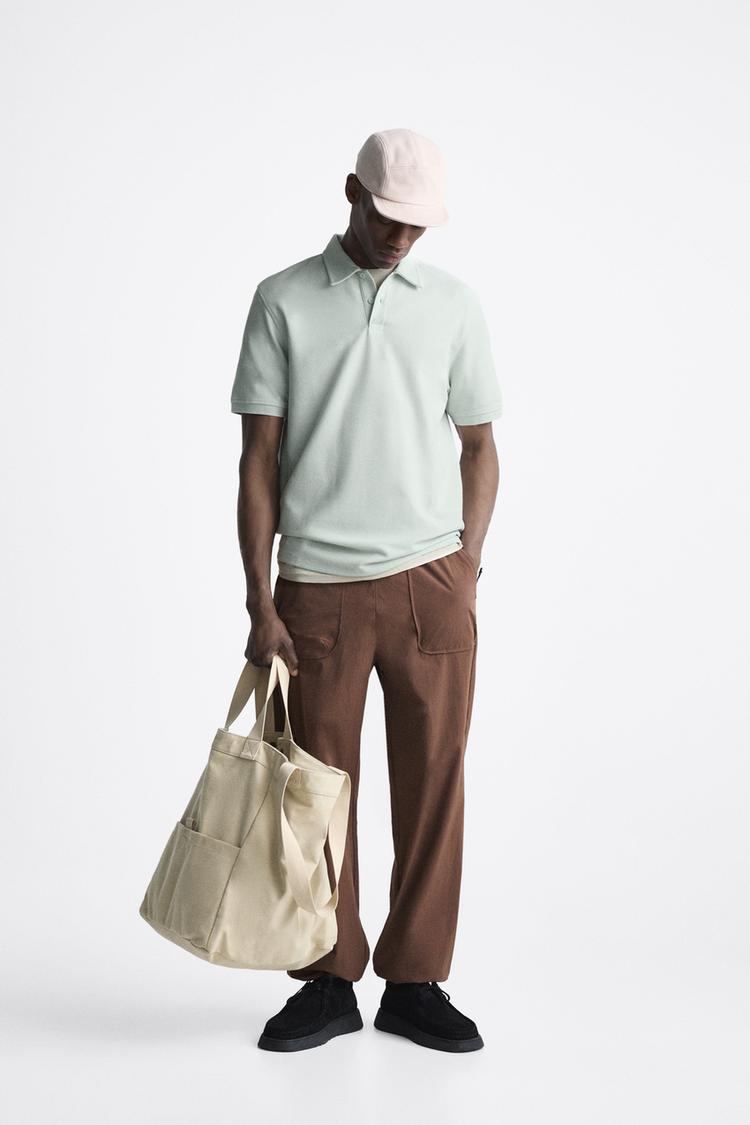 TEXTURED POLO SHIRT