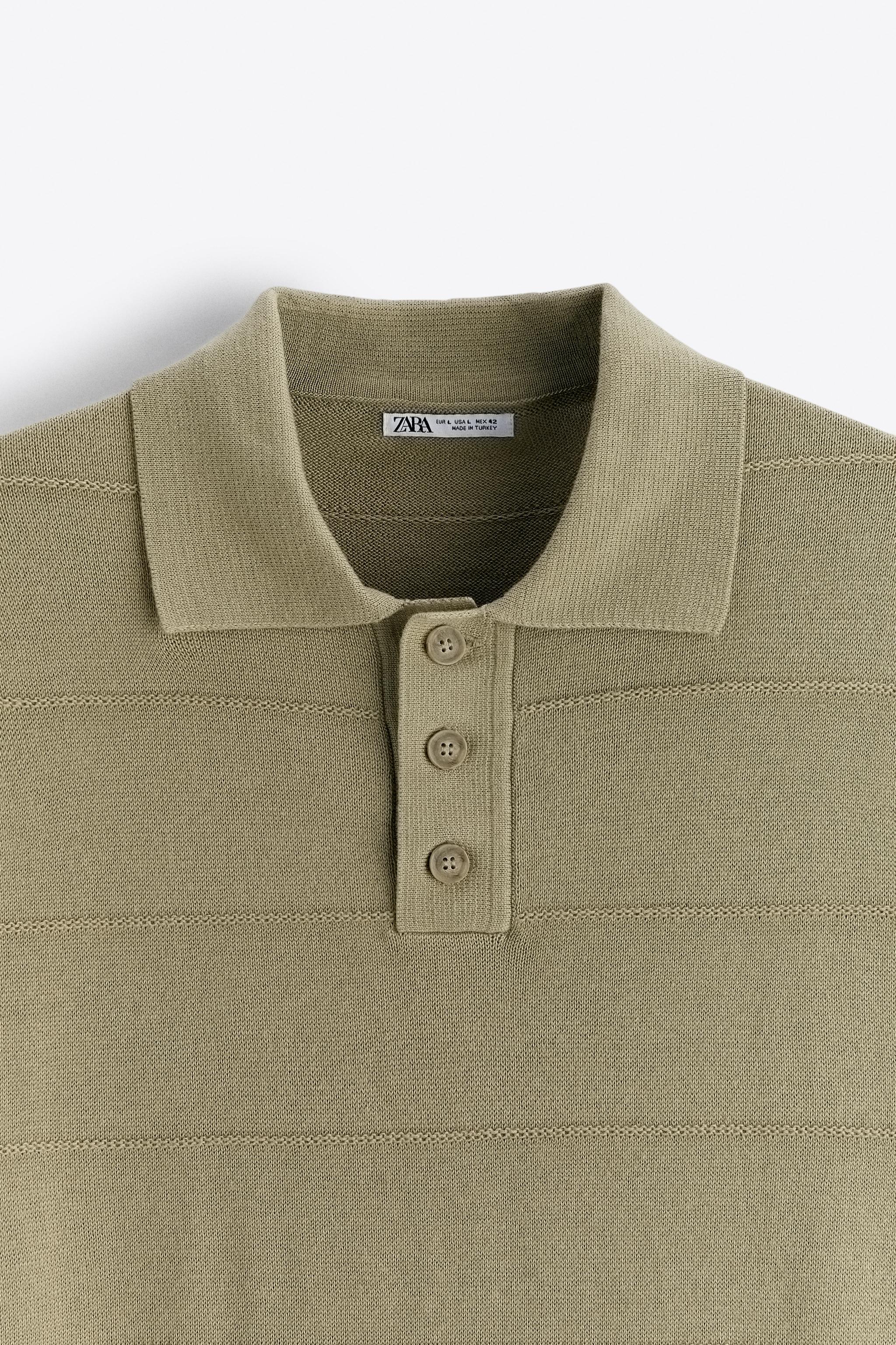 Zara TEXTURED KNIT POLO Mall of America®