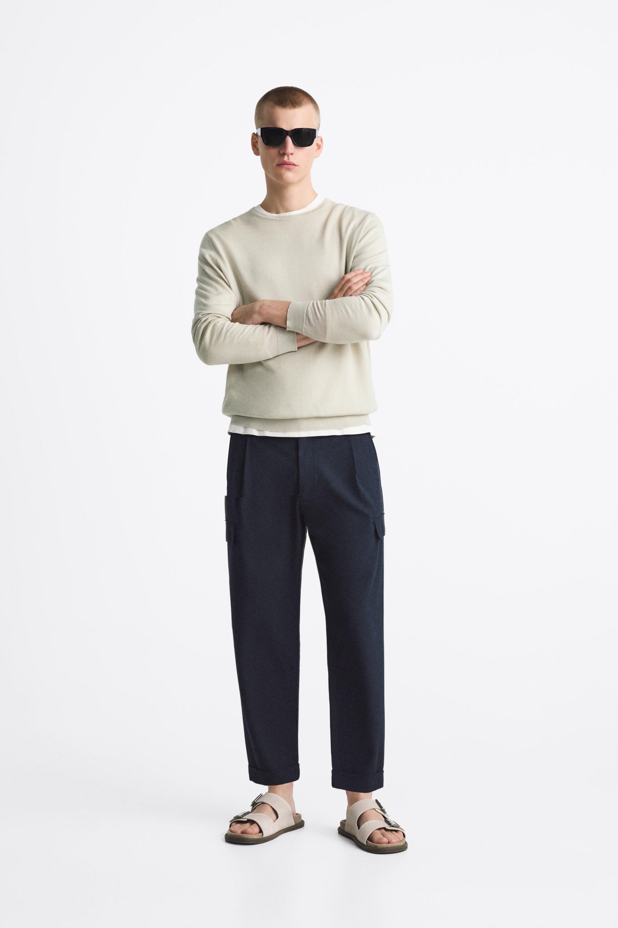 Zara WIDE FIT CARGO PANTS Yorkdale Mall