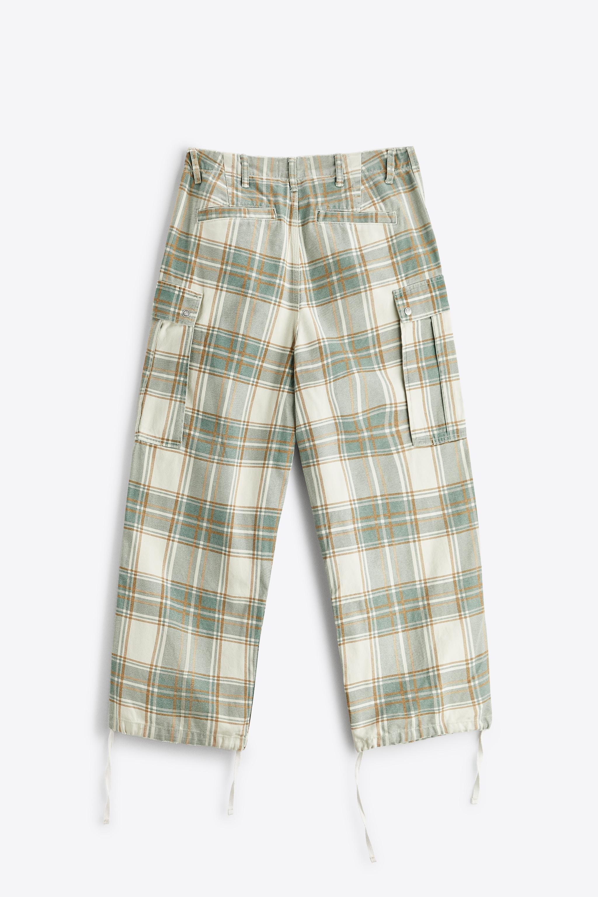Zara PLAID CARGO PANTS X RHUIGI LIMITED EDITION Mall of America®
