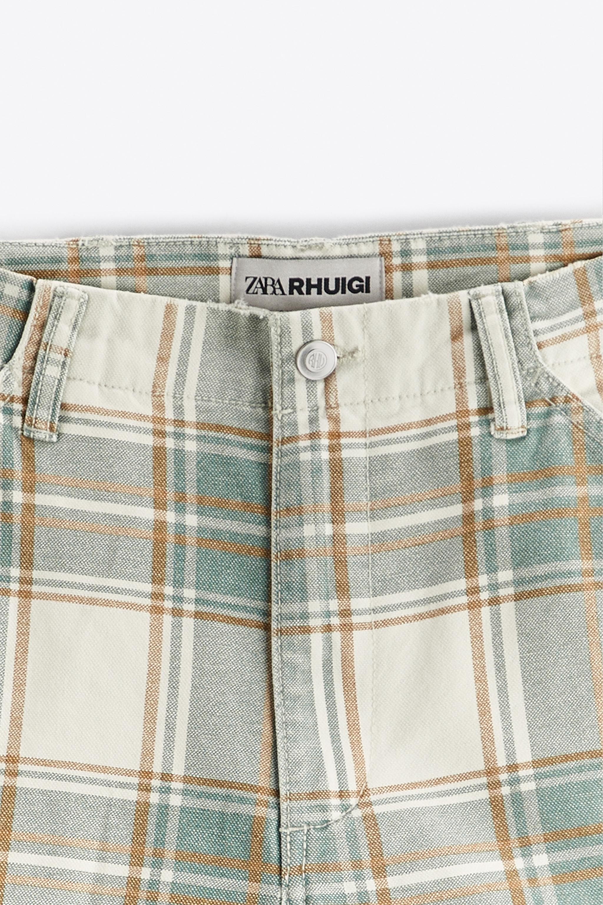 Zara PLAID CARGO PANTS X RHUIGI LIMITED EDITION Mall of America®