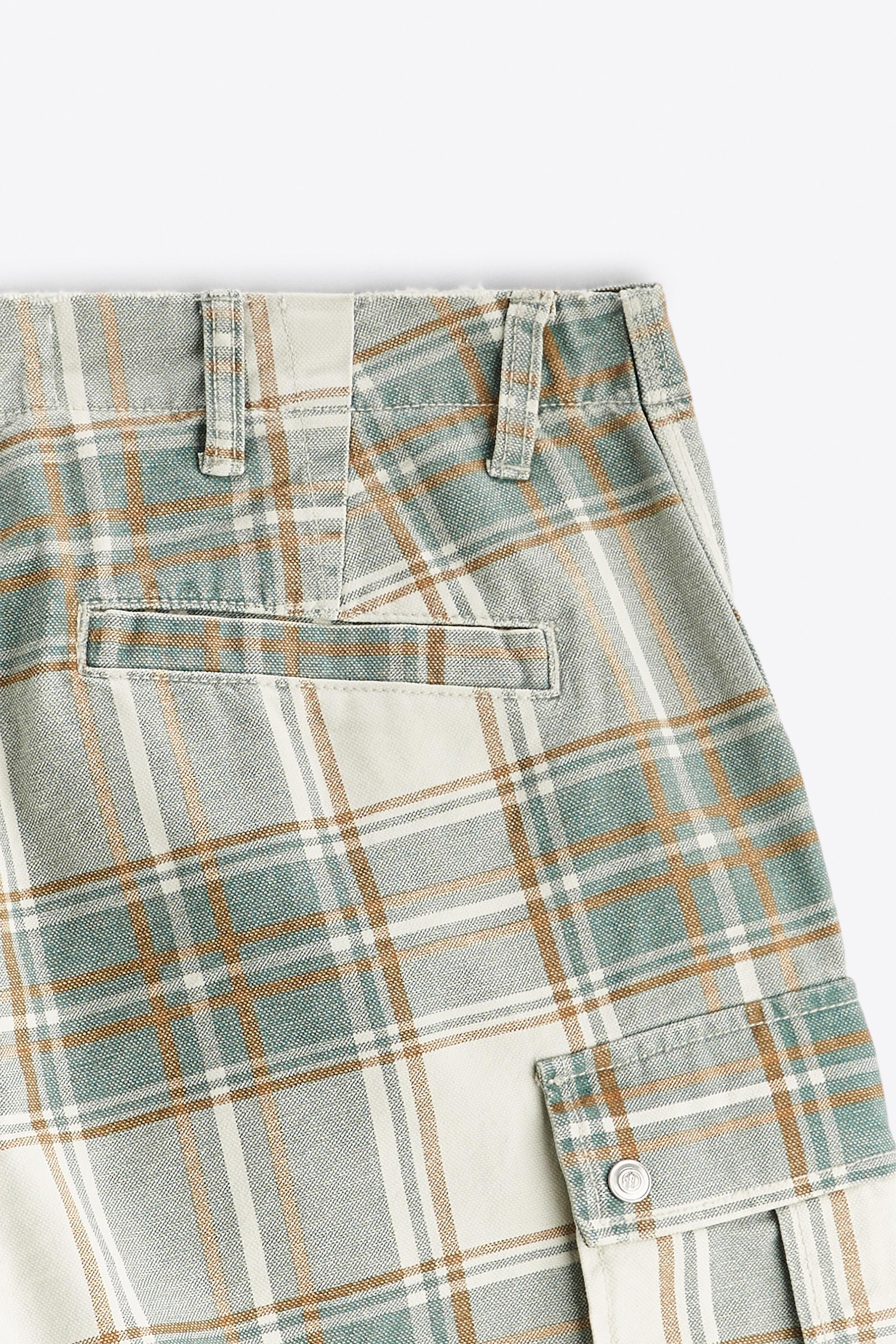Zara PLAID CARGO PANTS X RHUIGI LIMITED EDITION Mall of America®
