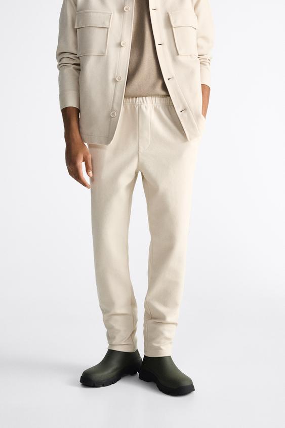 Pantalon 3/4 H&M Dubster Beige - Taille 146 Enfant, Occasion Très Bon État