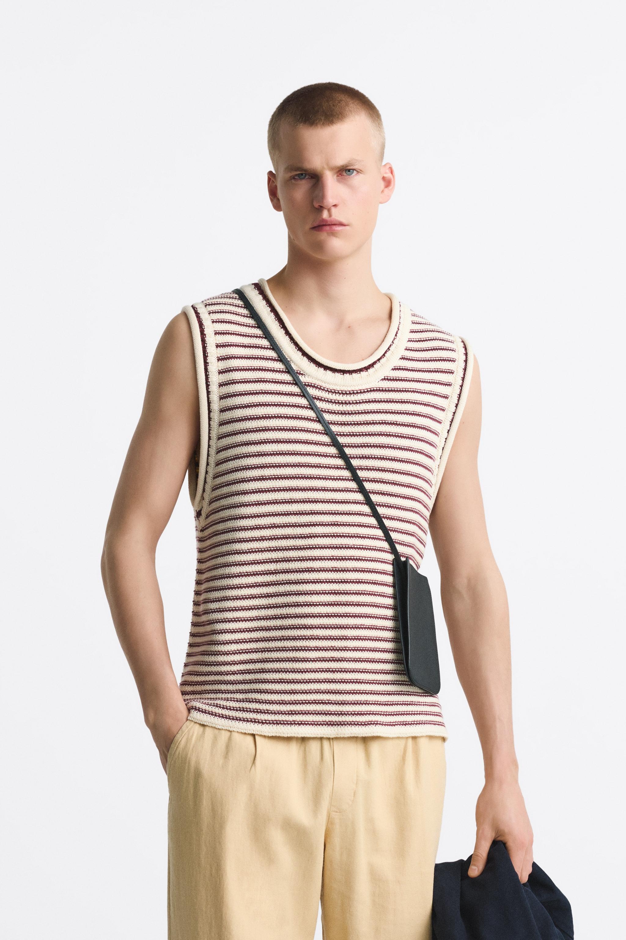 Zara STRIPED KNIT VEST Mall of America®