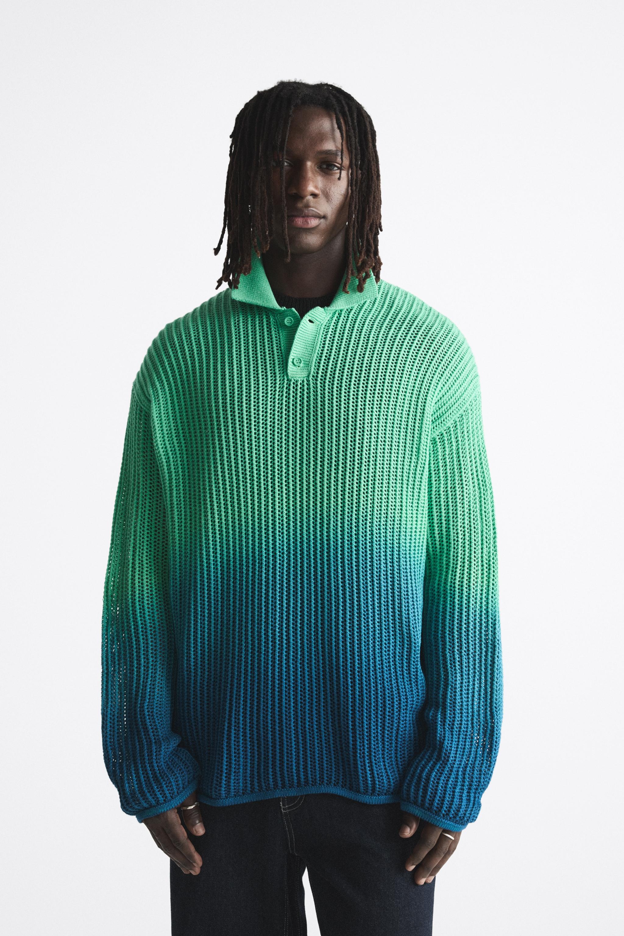 Zara CONTRAST KNIT POLO Mall of America®