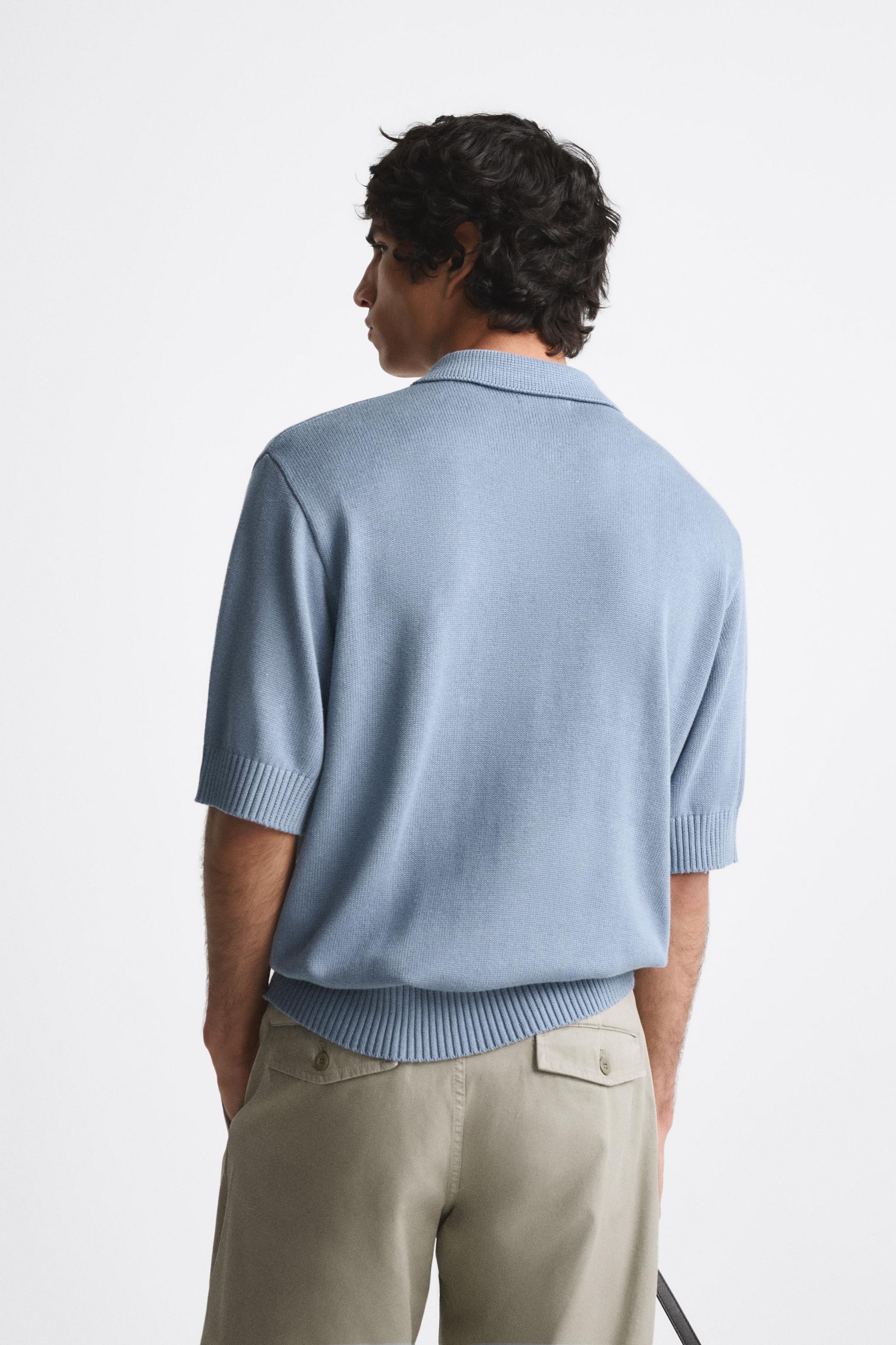 Zara ZIPPERED KNIT POLO Square One