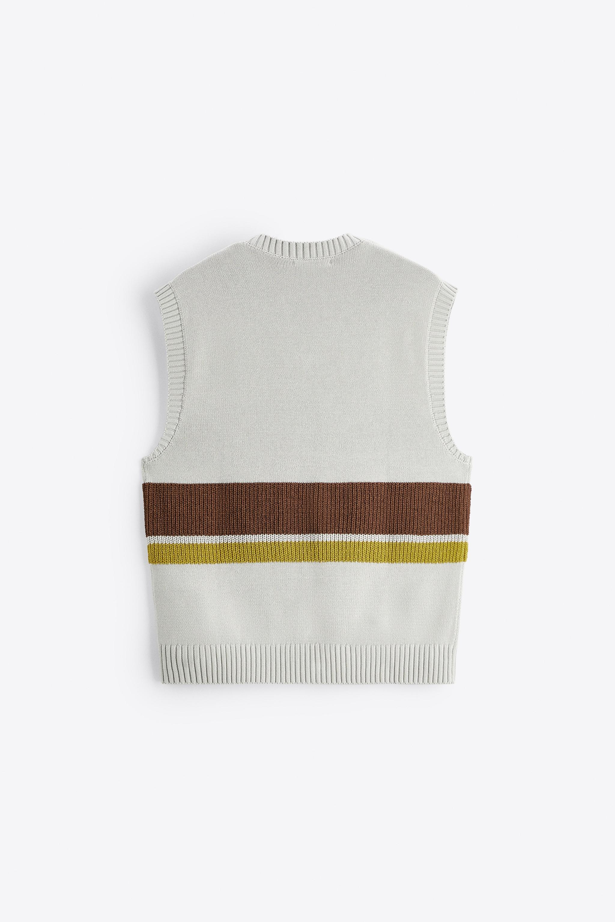 Zara STRIPED KNIT VEST Mall of America®