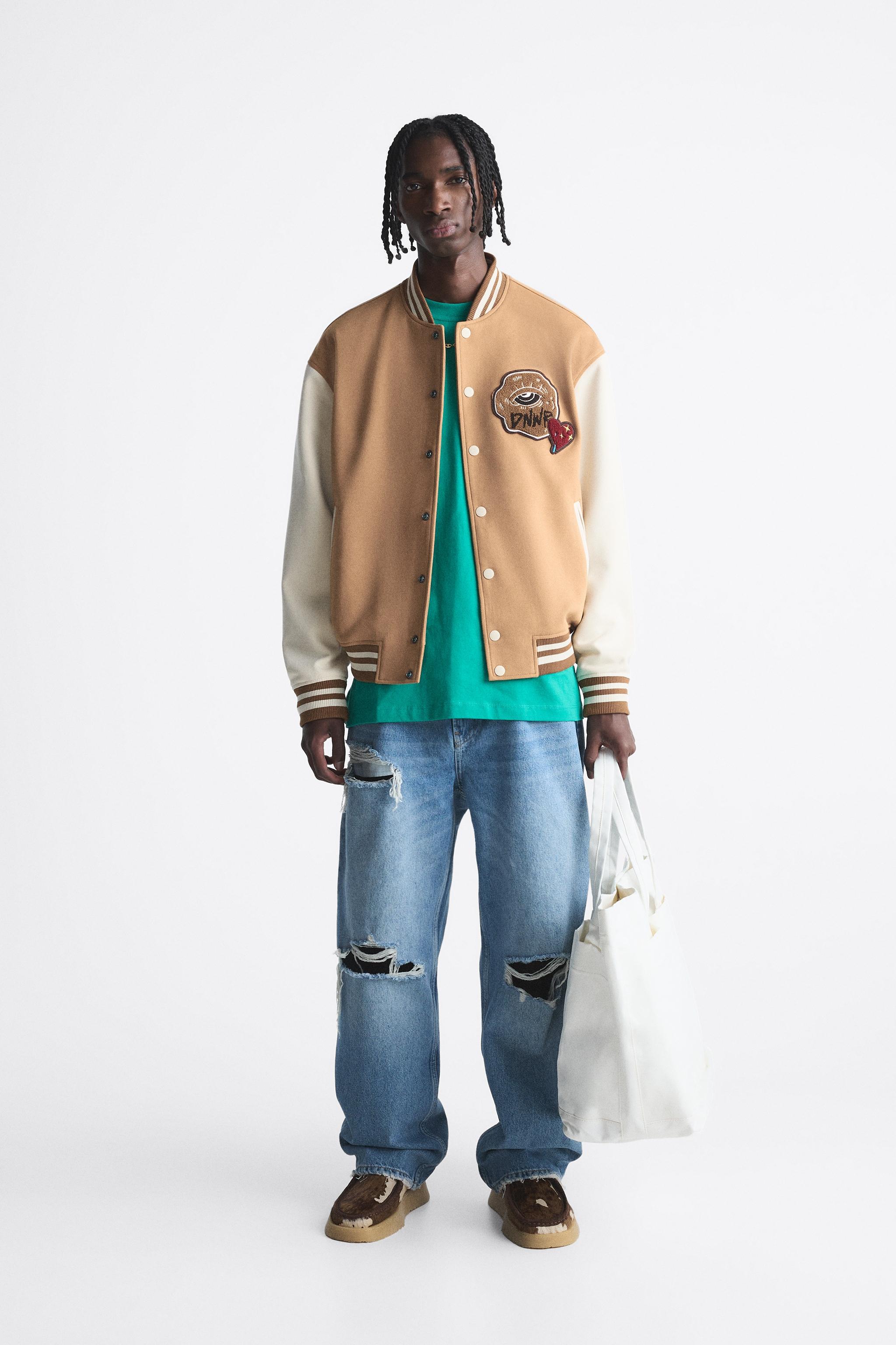 Zara PATCH BOMBER JACKET Yorkdale Mall