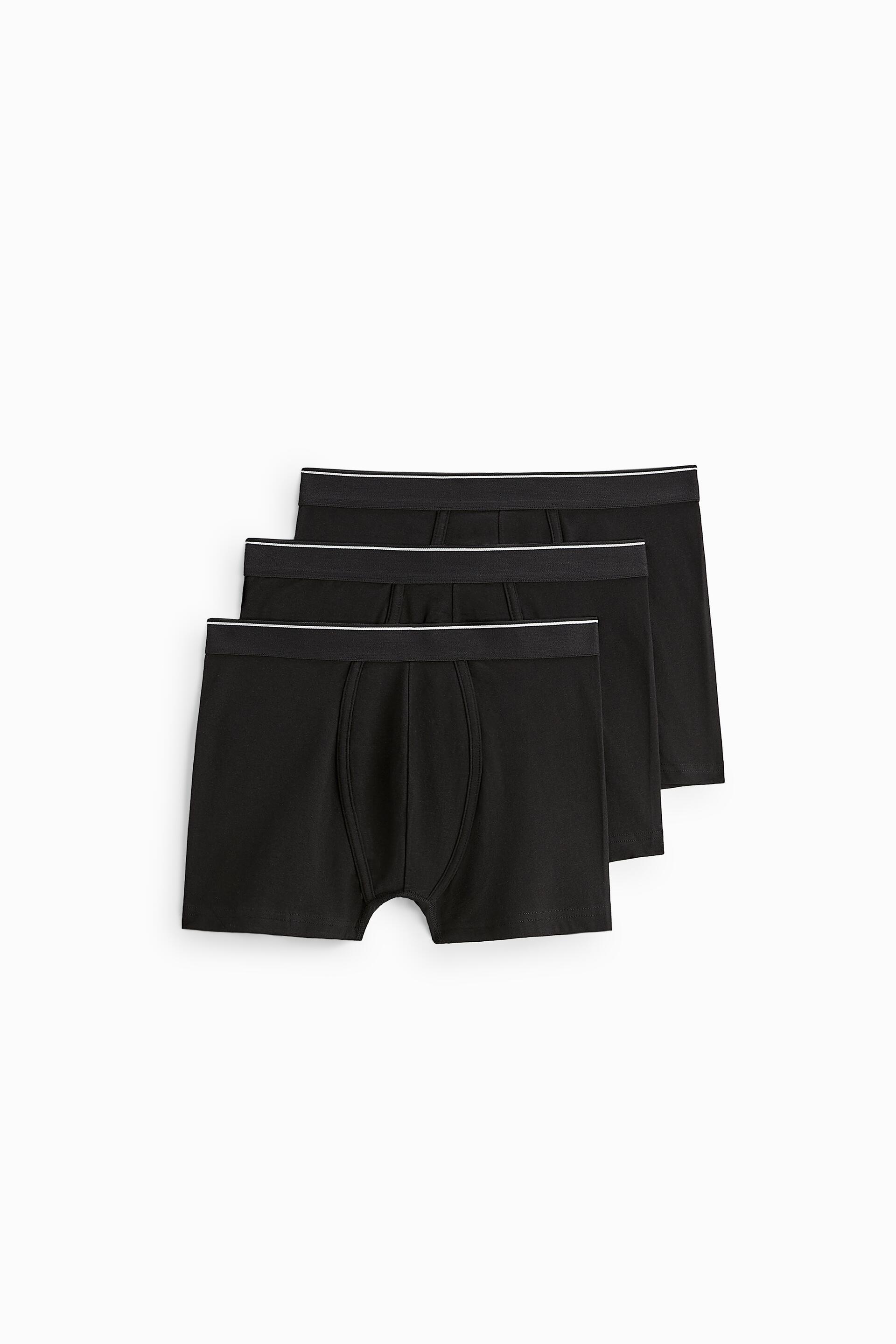 BÓXER BÁSICO PACK 3 Negro ZARA Chile