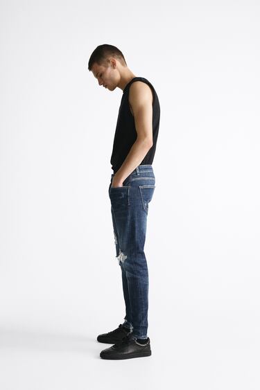 Men's Ripped and Distressed Jeans | Explore our New Arrivals | ZARA India